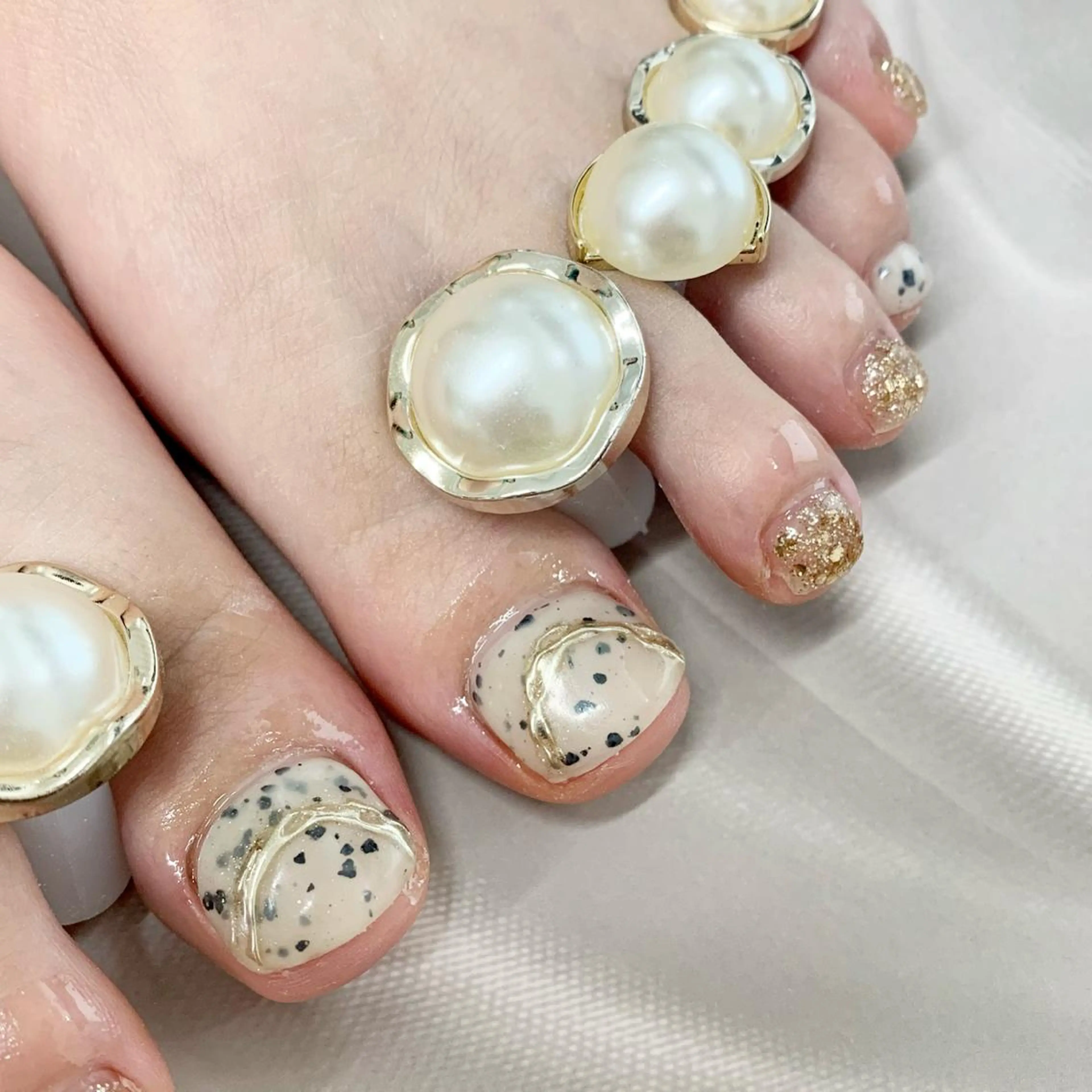 ネイル マツエク・マツパ アイブロウ フットネイル フットネイル pu muのネイルデザイン