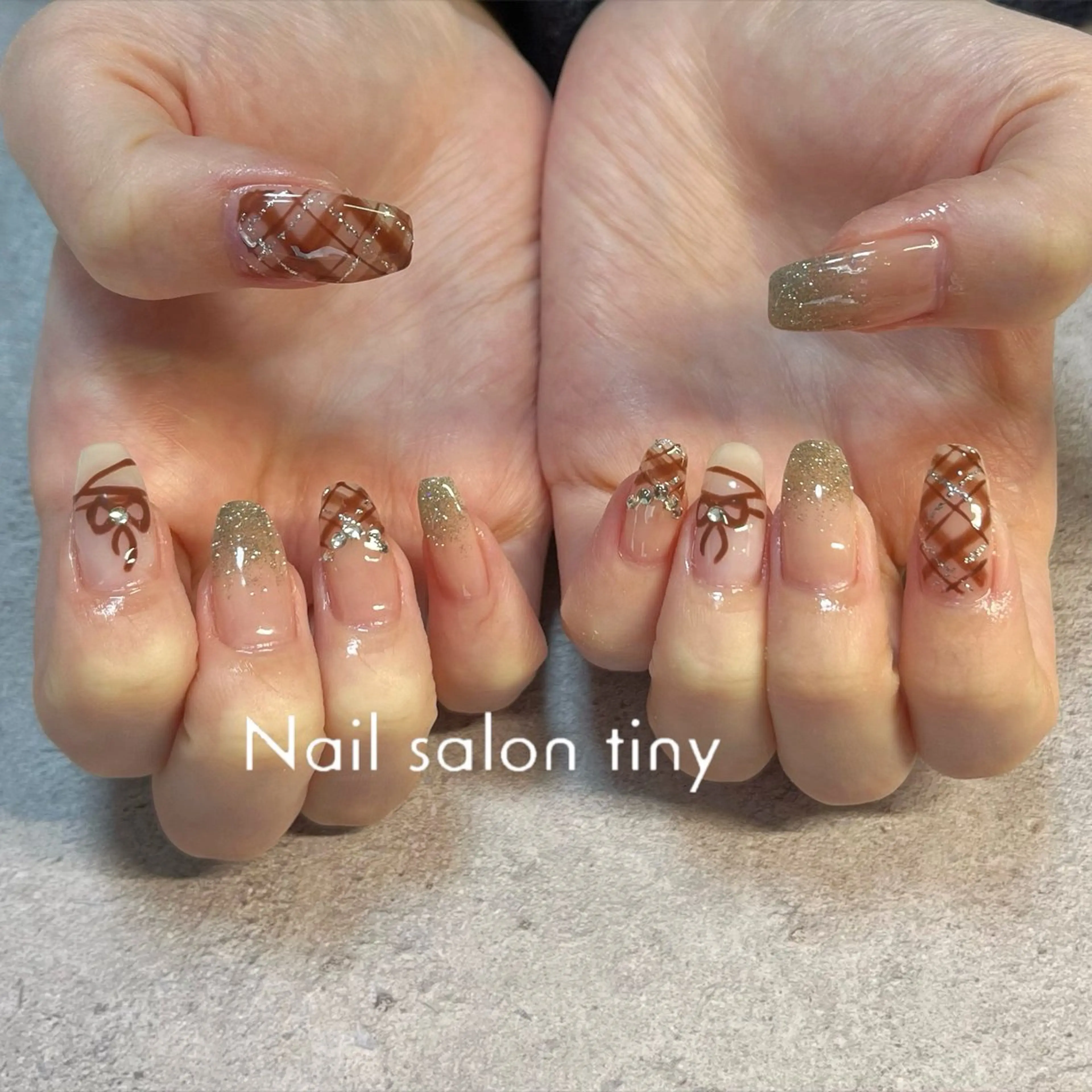 ネイル Nail salon tiny🩵のネイルデザイン