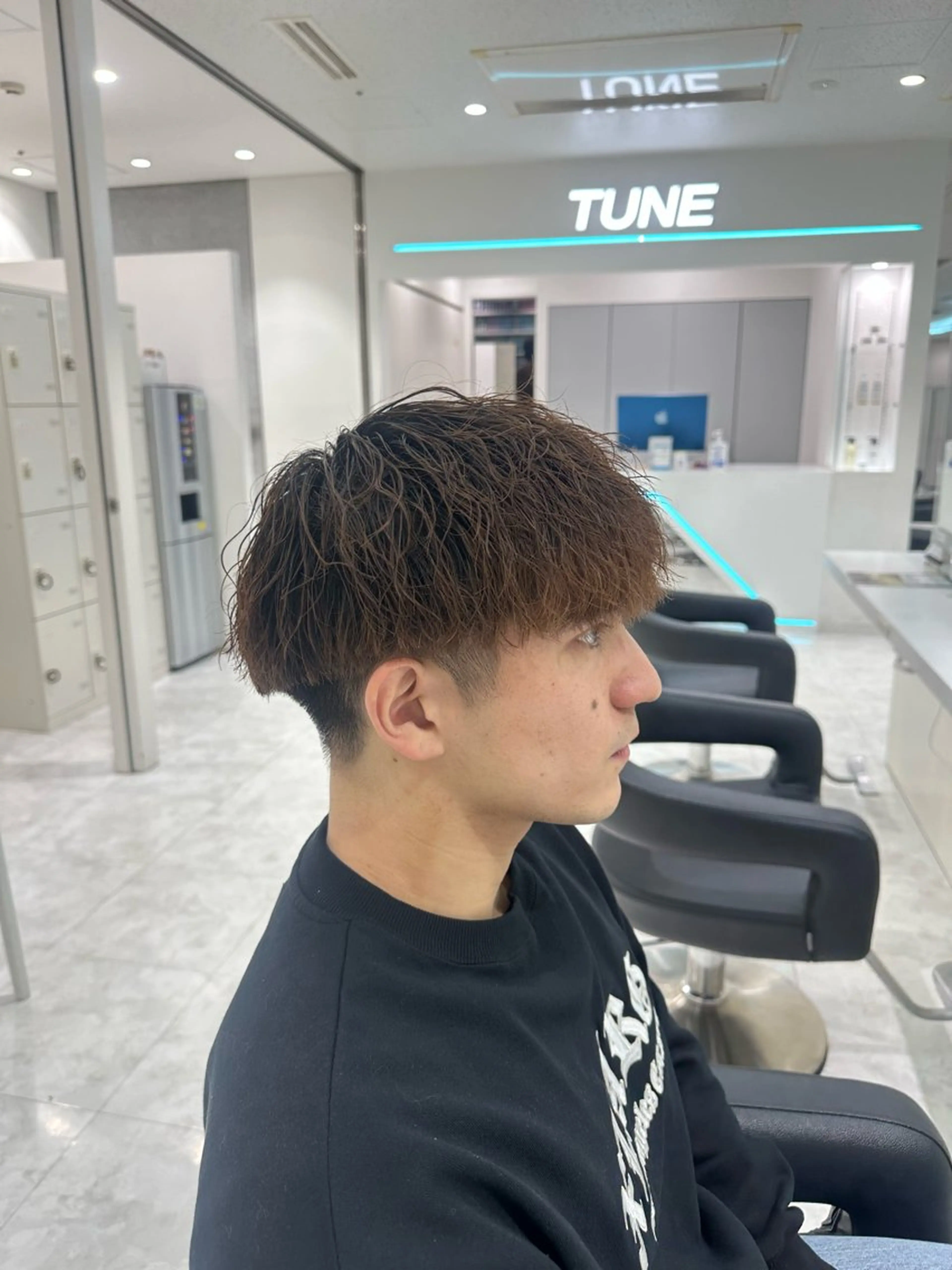 ショート パーマ メンズ カット パーマ 🐺韓国風メンズ特化 あさひ🐺のヘアスタイル