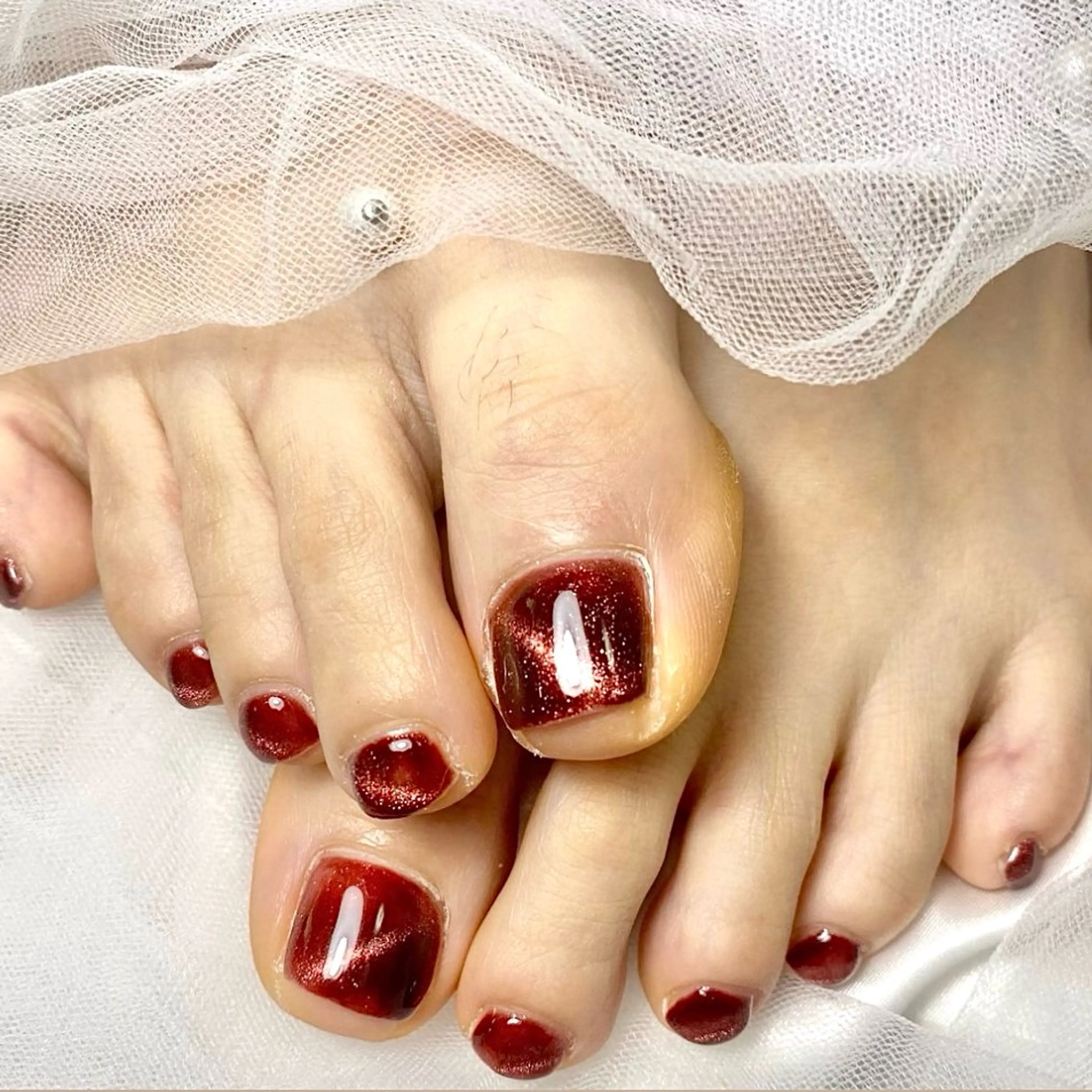 《フット》【ワンカラー（マグネット・フラッシュに無料で変更可能✨️）】《オフなし》🍐の写真