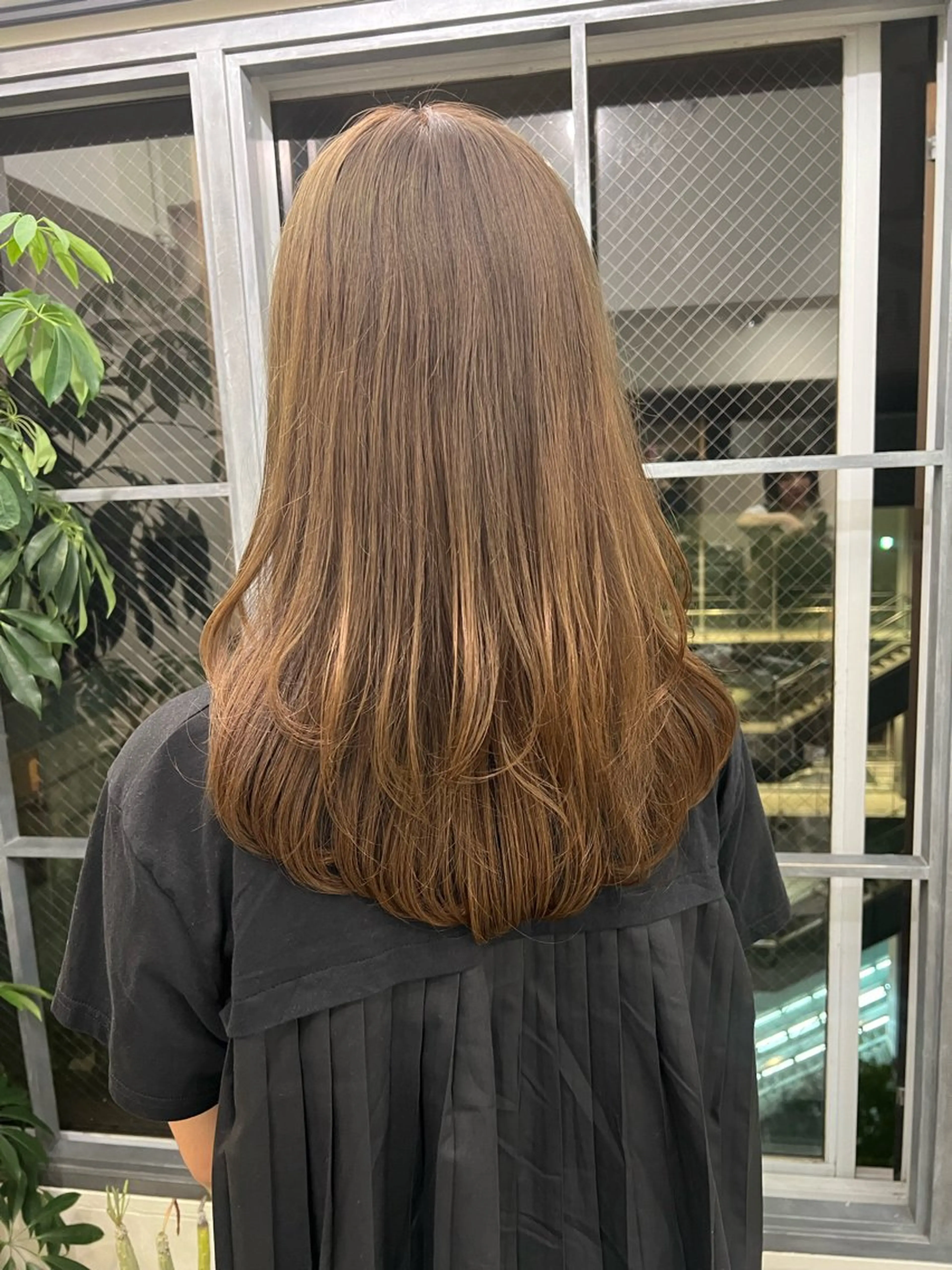 セミロング カット ヘアカラー トリートメント レイヤーカット/暖色 カラー/mao🎀のヘアスタイル