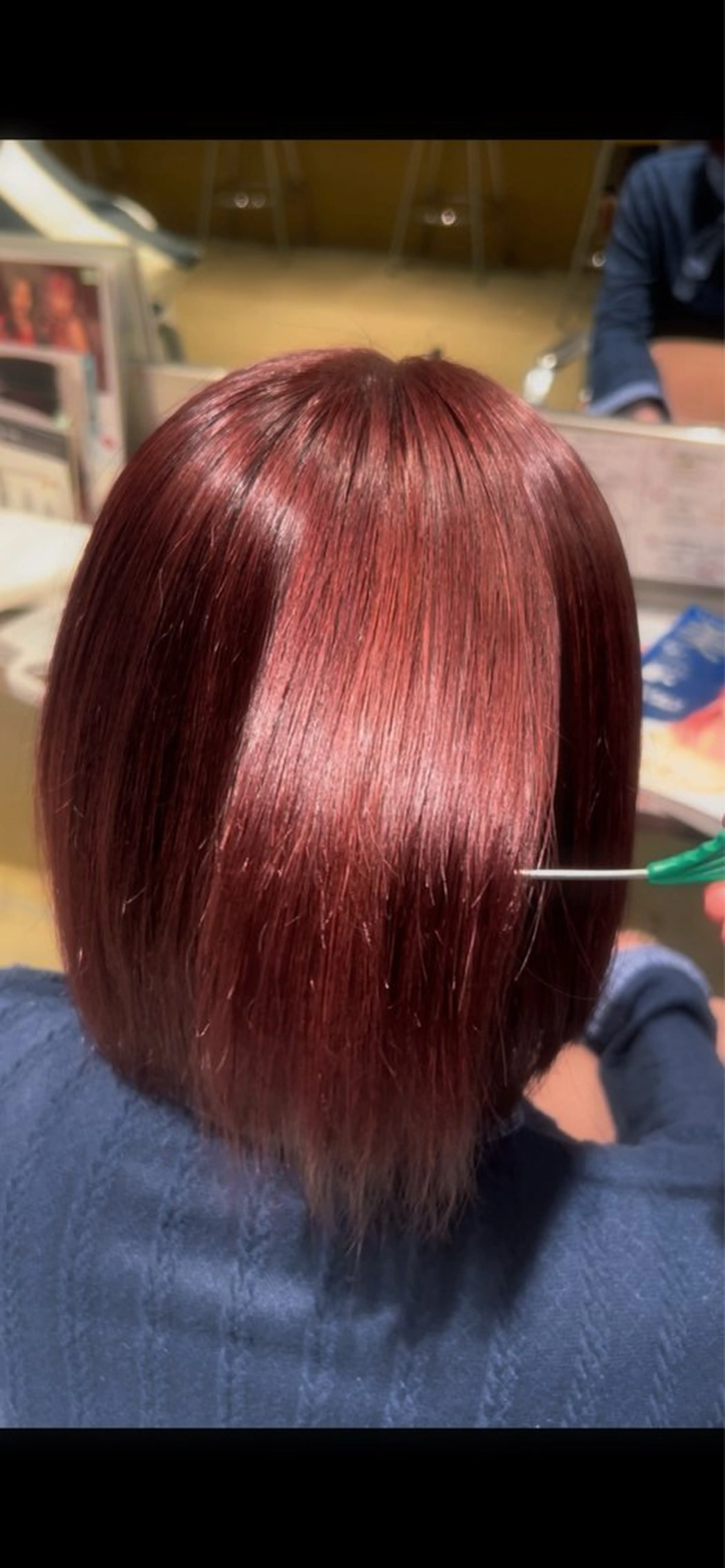 カラー はらだ かなうのヘアスタイル