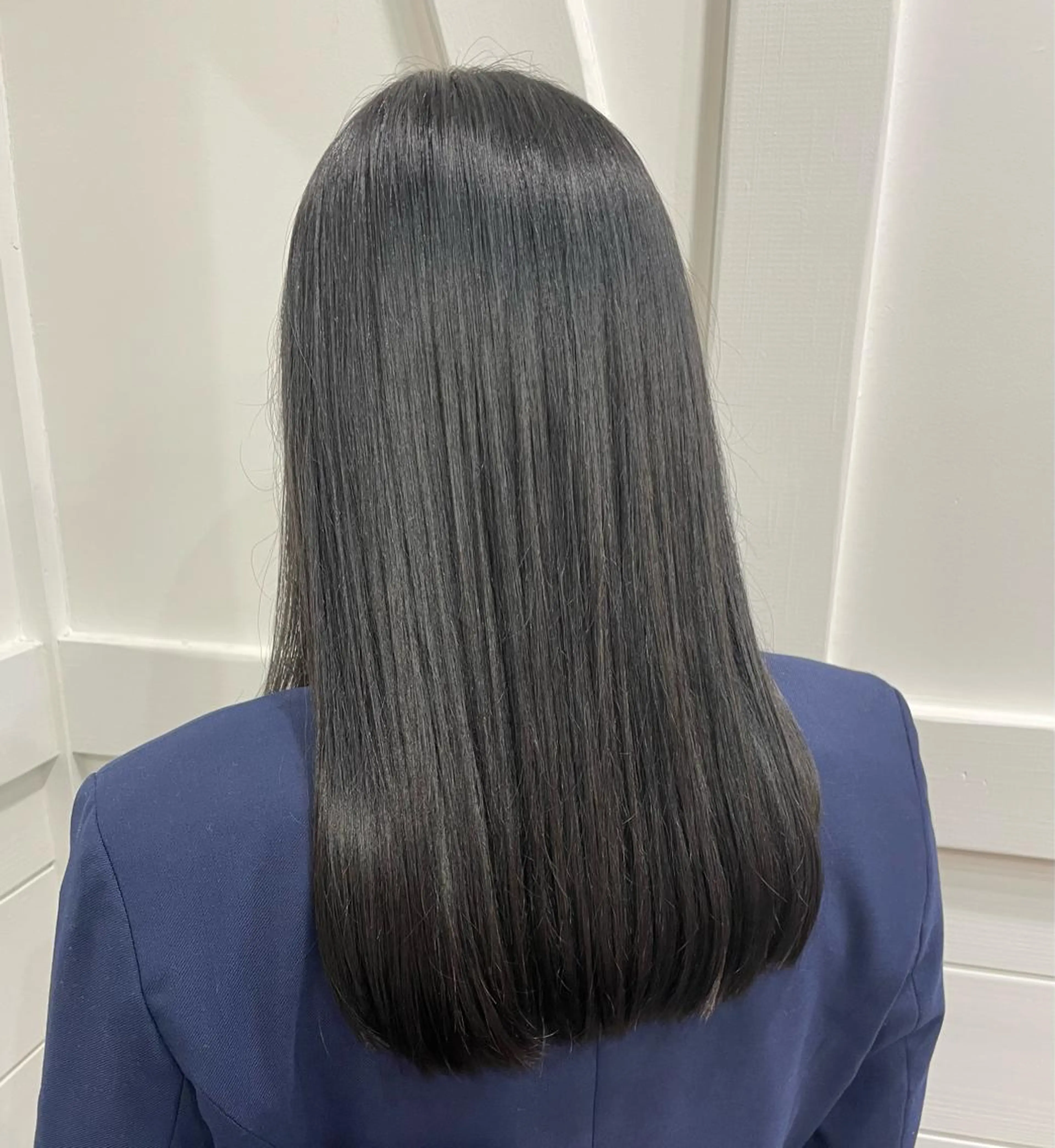 ロング カット 縮毛矯正 トリートメント 三上 涼帆のヘアスタイル