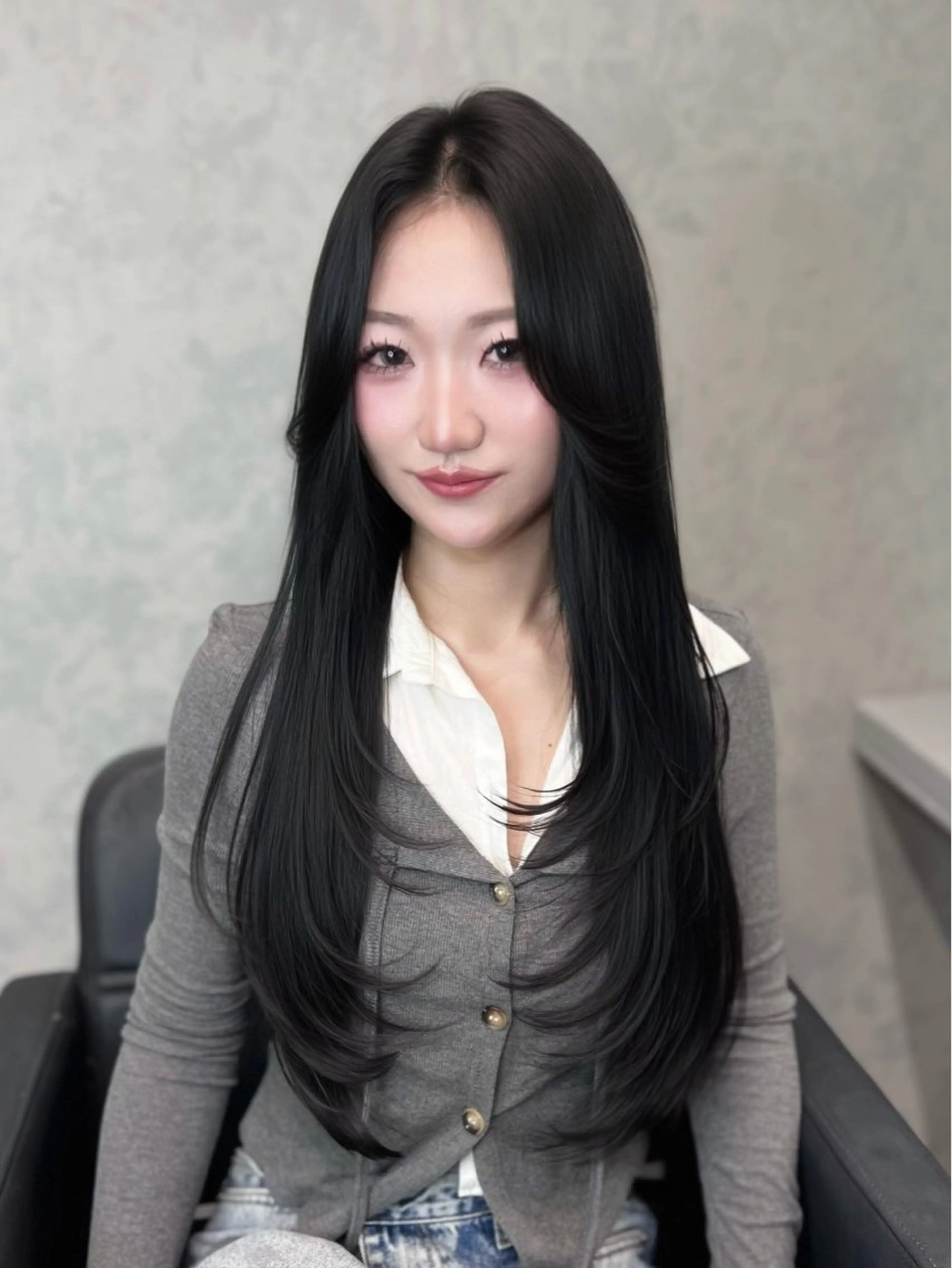 ロング ヘアカラー トリートメント 【elyts】 COCOROのヘアスタイル