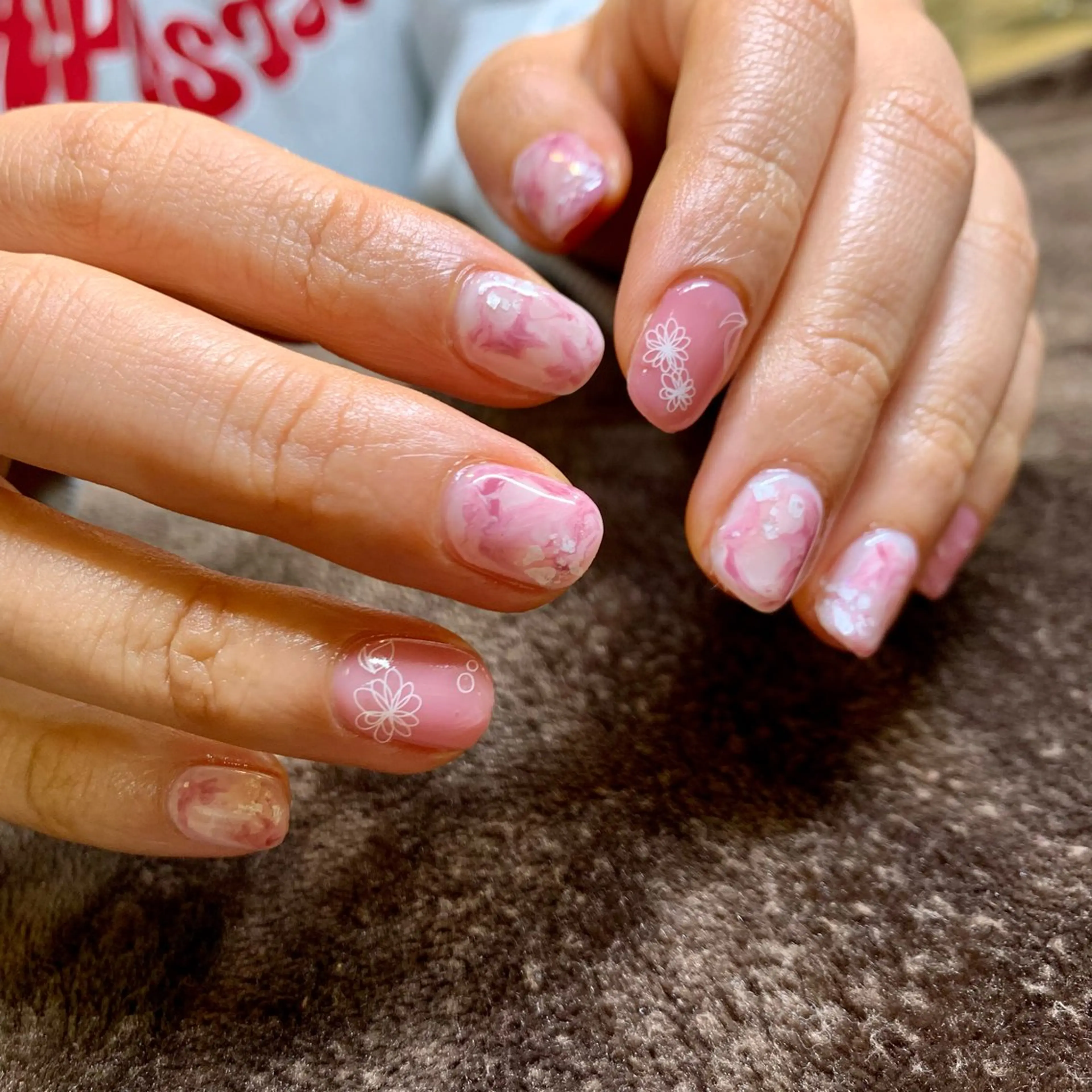 ネイル ニュアンスネイル 橋田 恵美のヘアスタイル