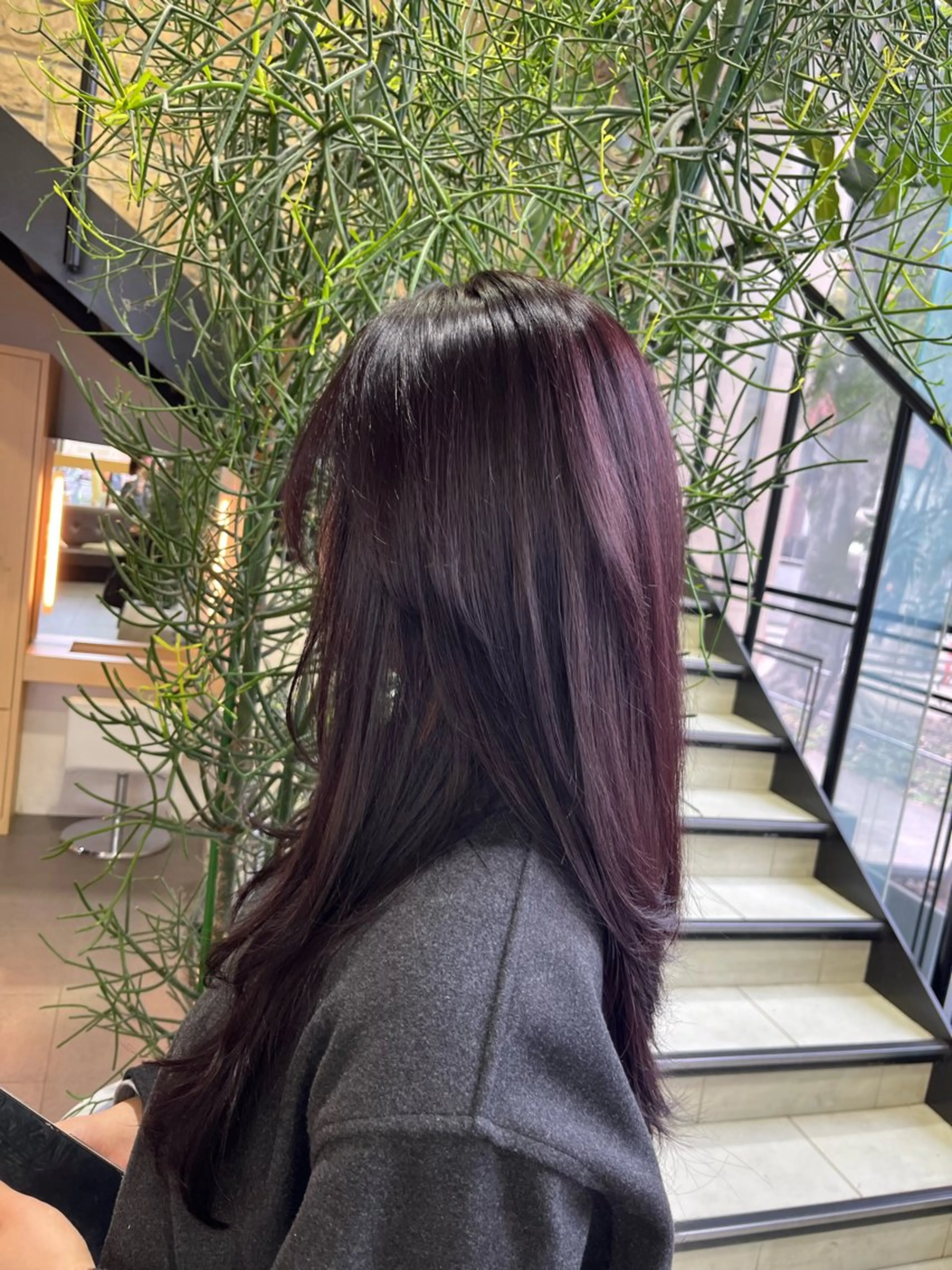 ロング カラー ヘアカラー トリートメント ヘアセット/透明感 カラー/あんりんのヘアスタイル