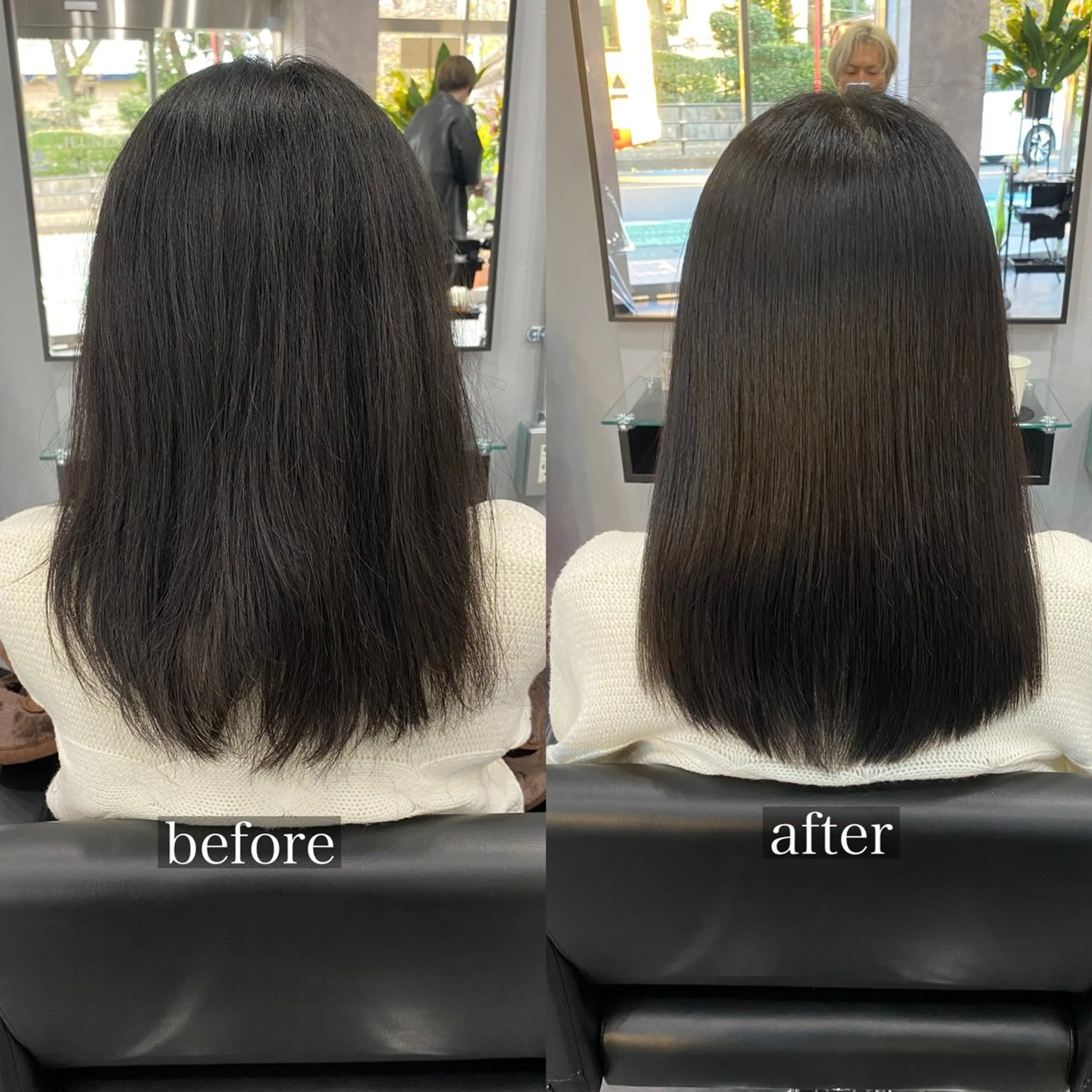 ミディアム カット 縮毛矯正 トリートメント 【髪質改善】加藤 崇徳のヘアスタイル