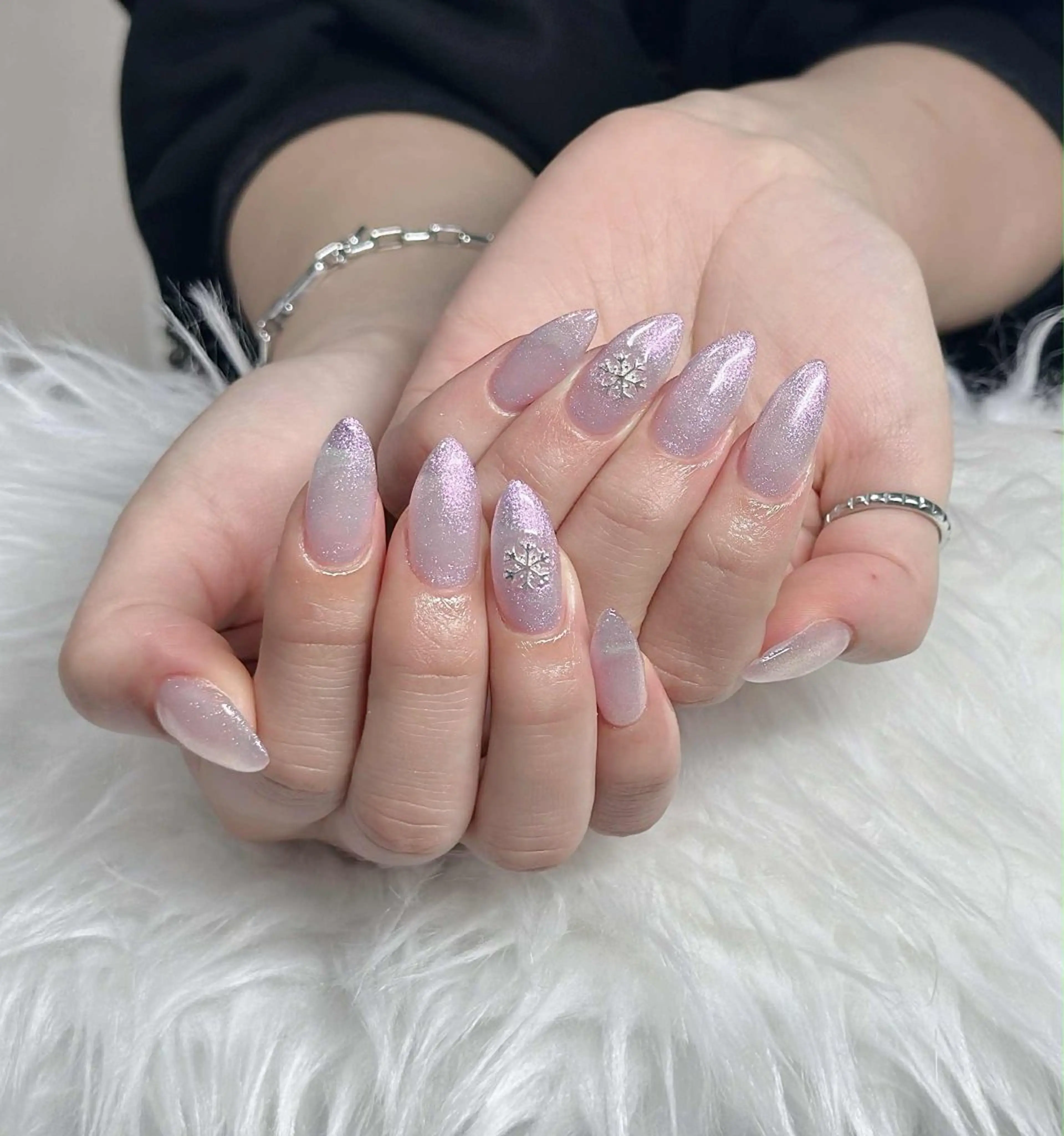 ネイル フレンチネイル ジェルネイル ハロウィン 韓国ネイル マグネットネイル ハンドネイル Hbaby nailのネイルデザイン