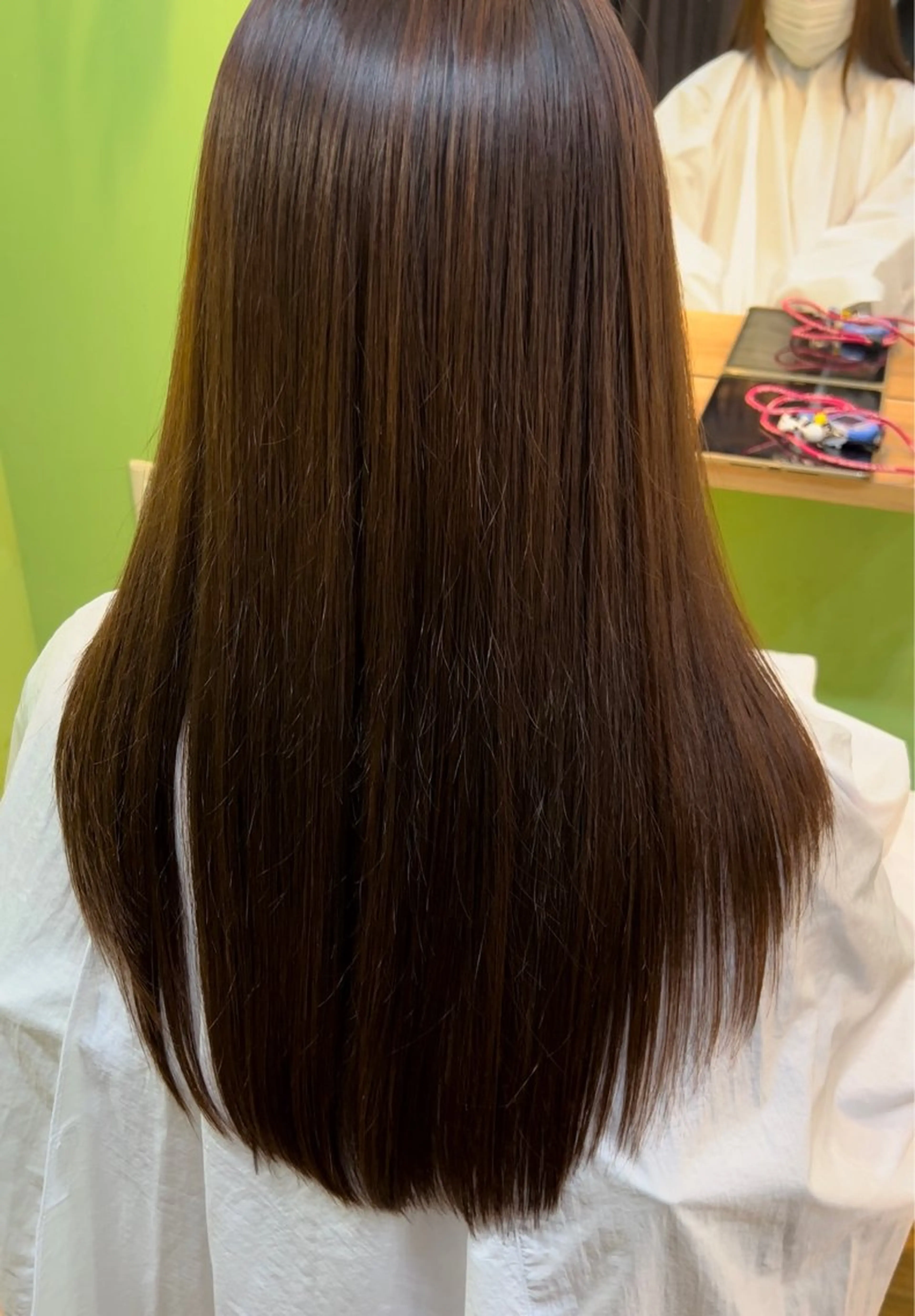 ロング パーマ 【髪質改善/縮毛矯正 /カラー】ホサカのヘアスタイル