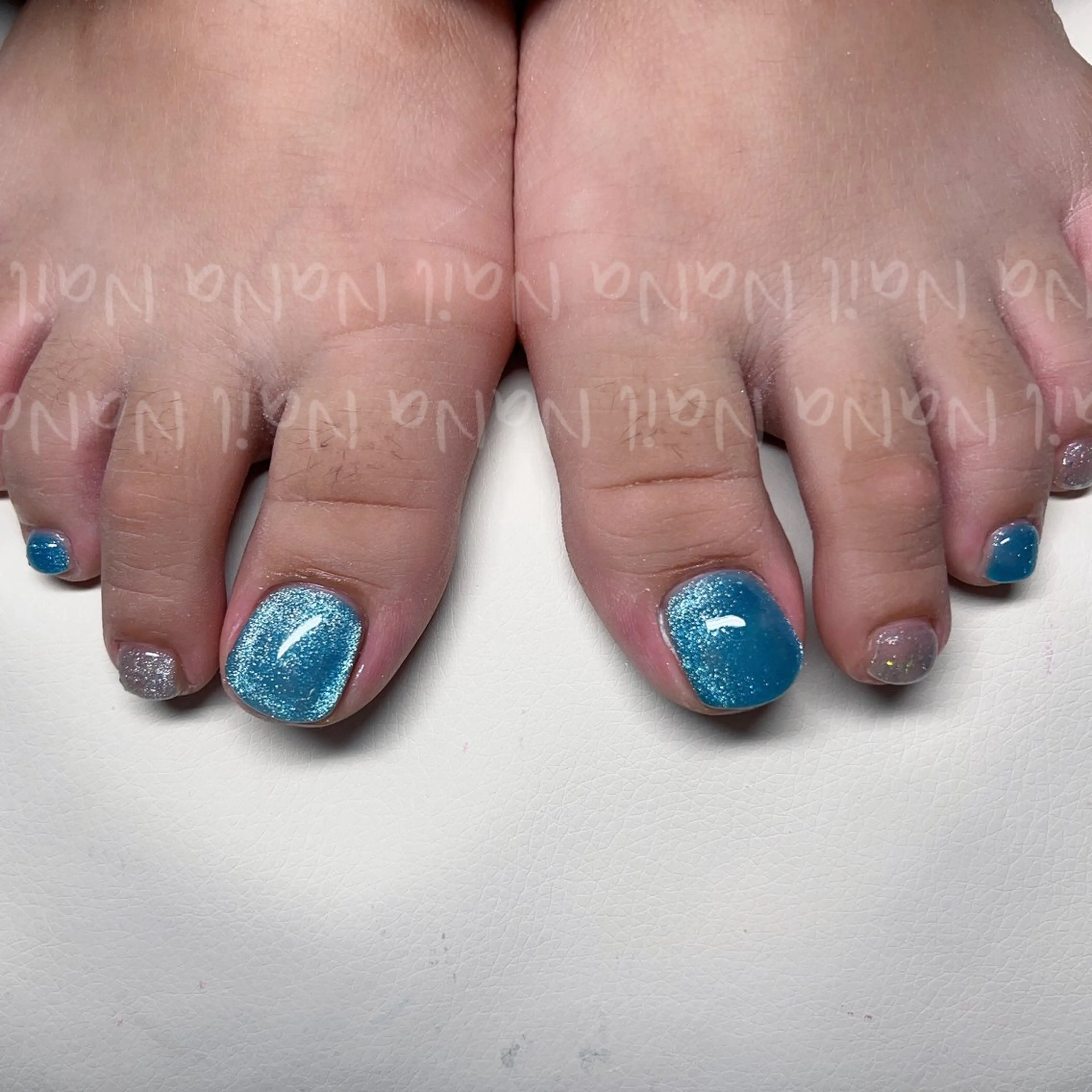 ショート カラー ネイル フットネイル Nail NaNaのネイルデザイン