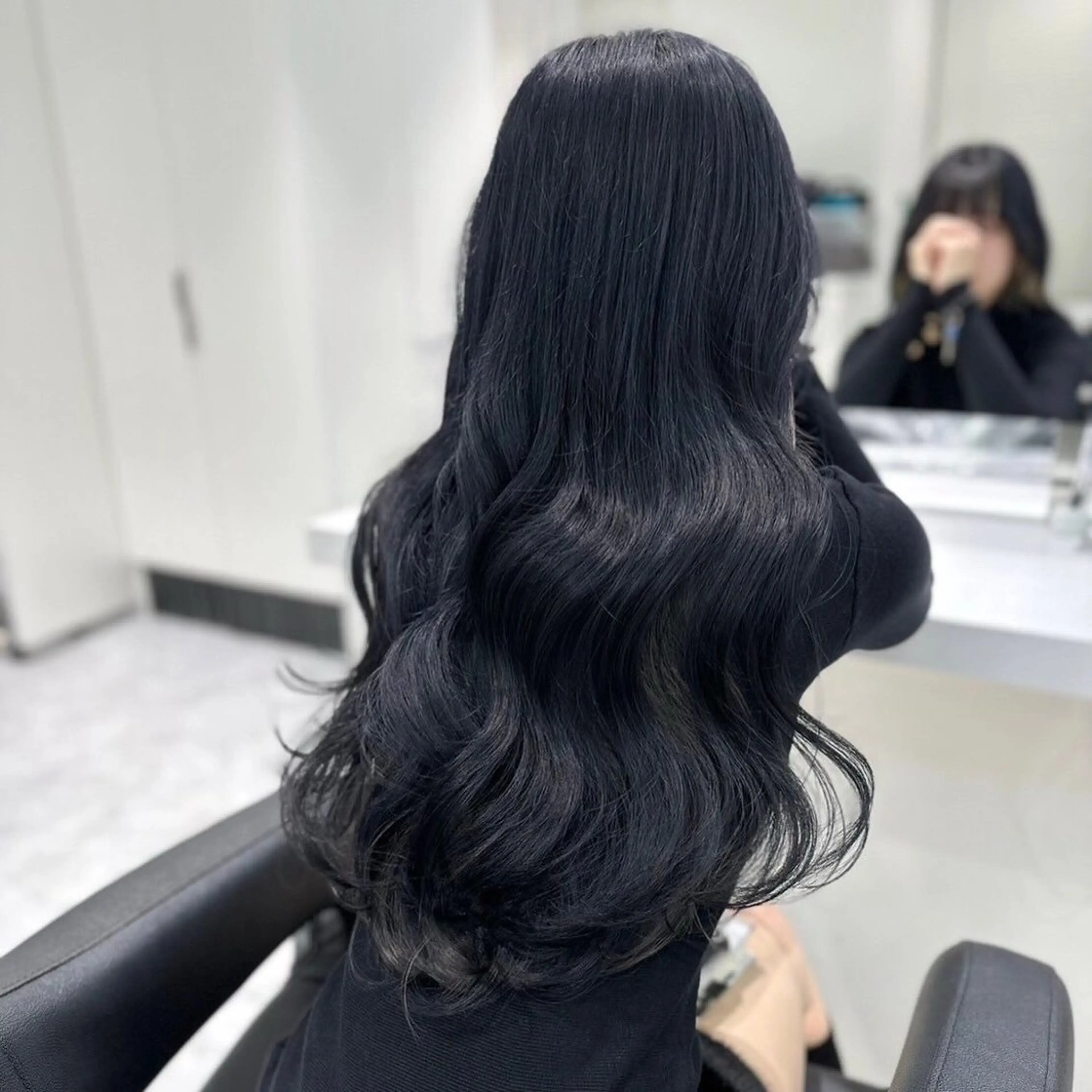 ロング カラー ヘアカラー kaho透明感/ 艶カラー💜🫧のヘアスタイル