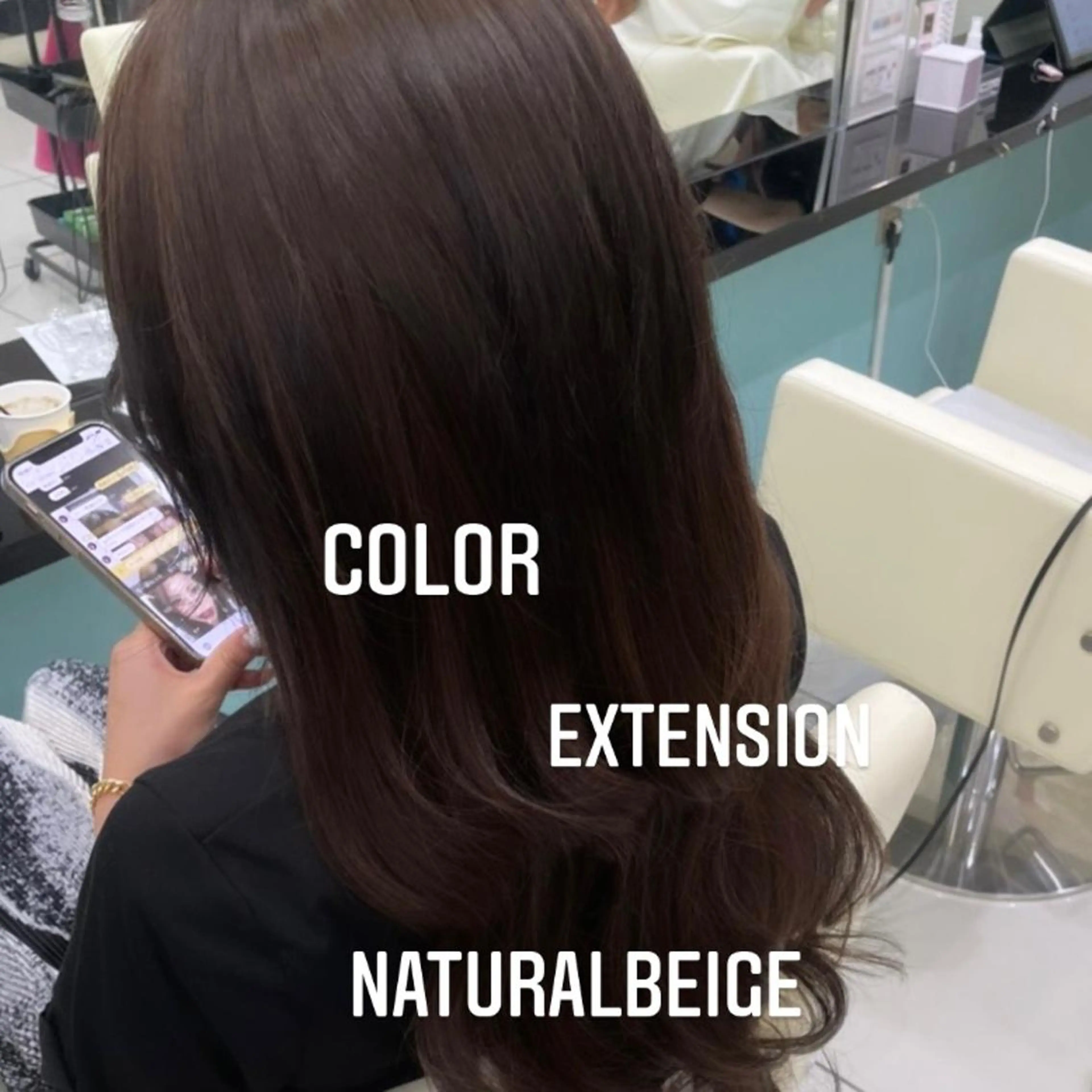 ロング カラー ヘアカラー エクステ エクステ🩵ブリーチ 韓国ヘア🩵KAEのヘアスタイル