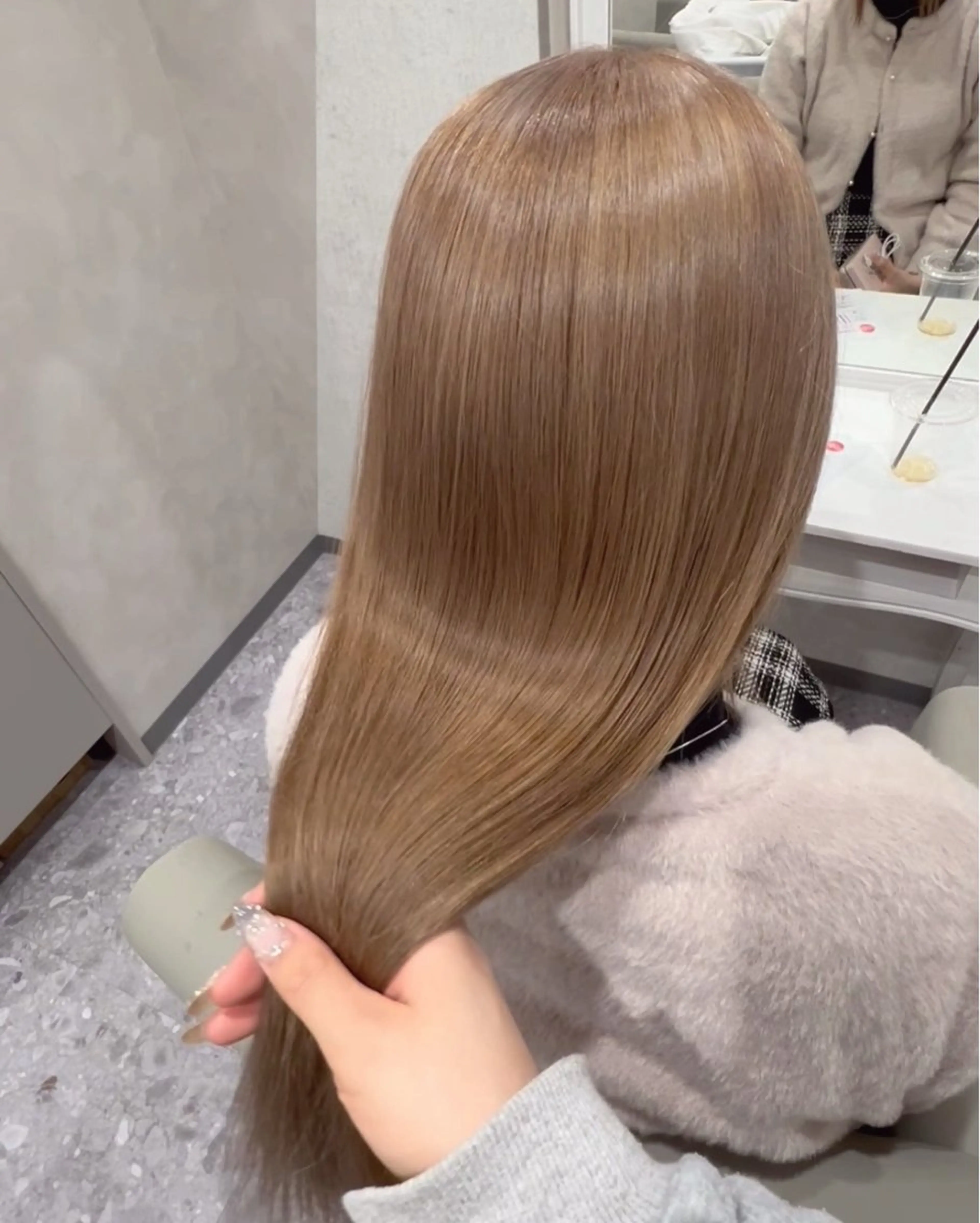 ロング カラー ブリーチ ケアブリーチ ハイトーンカラー ヘアカラー 渋谷ハイトーン/ エクステ/さきののヘアスタイル