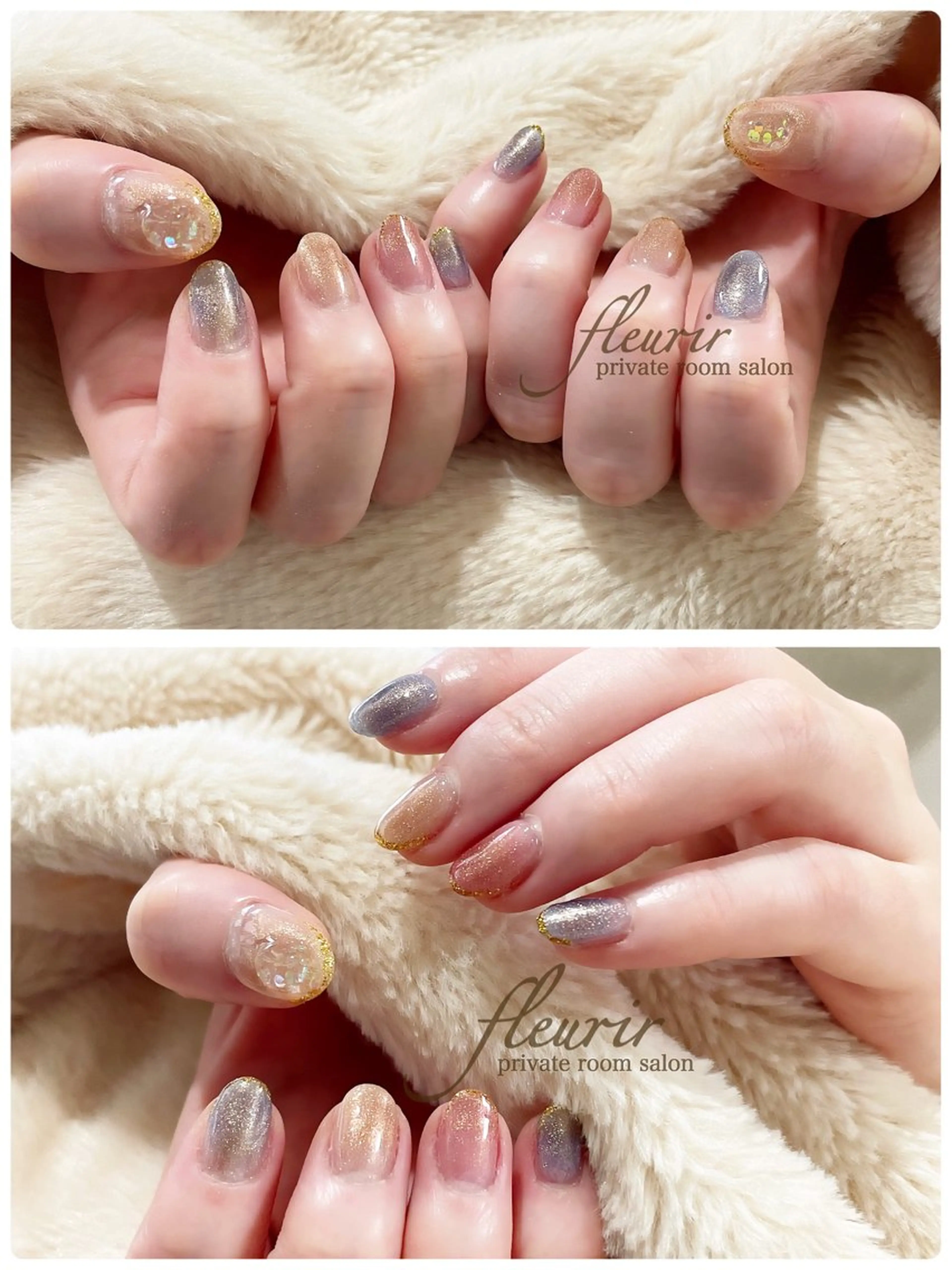 ネイル フルリール 【プライベートサロンのネイルデザイン