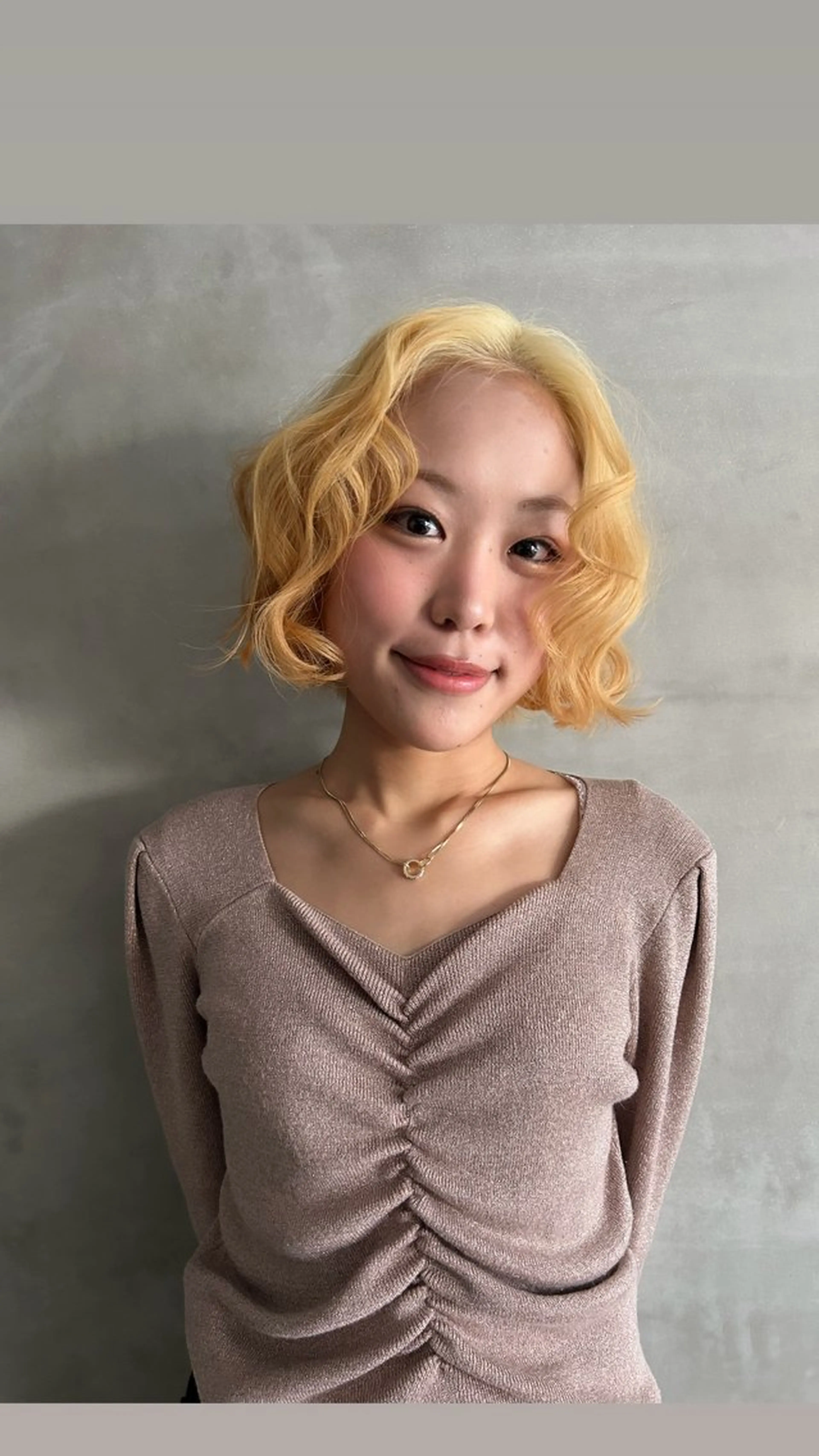 ミディアム カラー ヘアカラー タナカ カナ🫧のヘアスタイル
