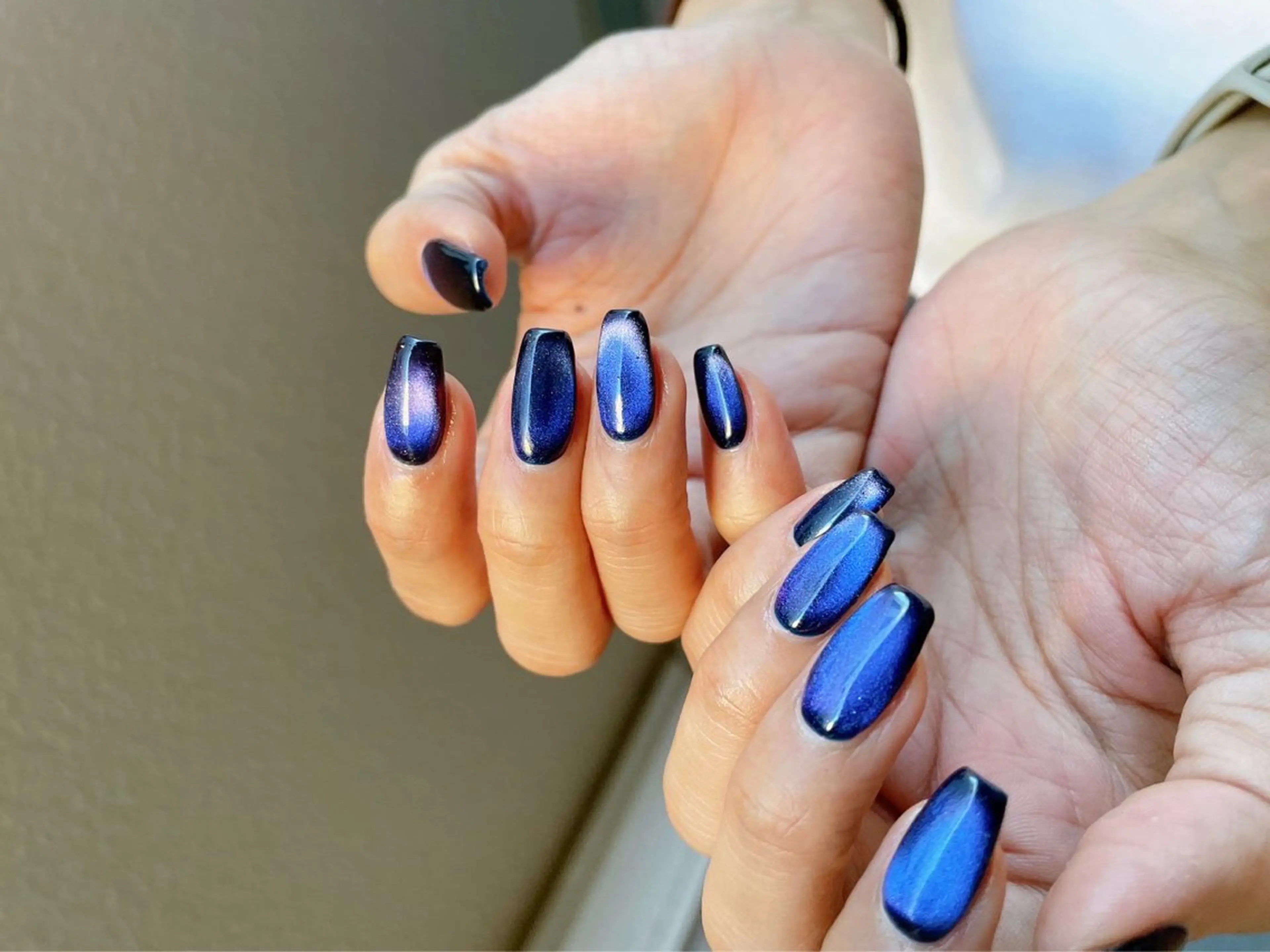 ネイル ジェルネイル 韓国ネイル マグネットネイル メンズネイル パラジェル kiki nail たまプラーザのネイルデザイン