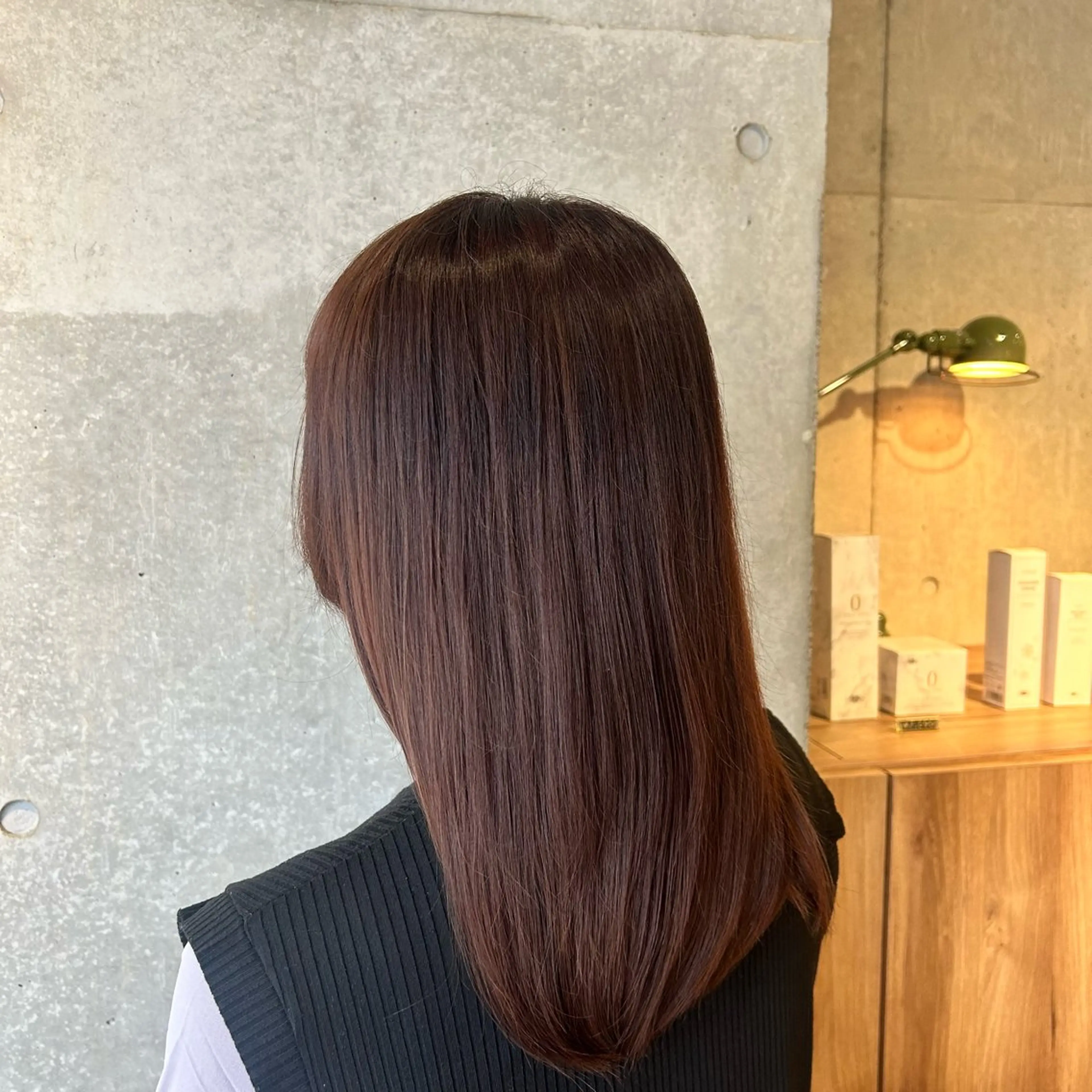 セミロング カラー 艶カラー🌸 SAKURAI🌸のヘアスタイル