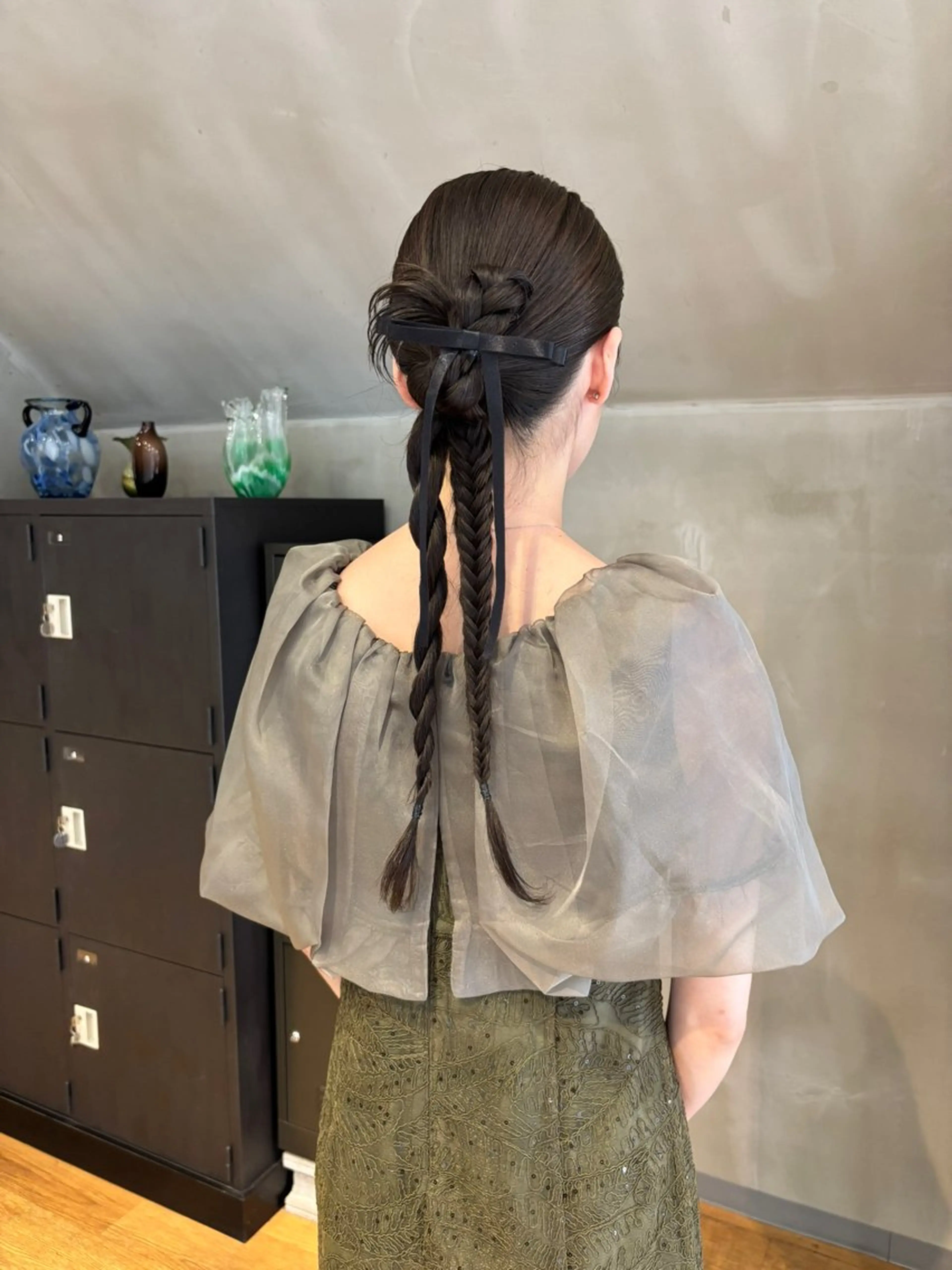 ロング カラー ヘアアレンジ ハイトーンカラー 簡単アレンジ Nikiita/ shionのヘアスタイル