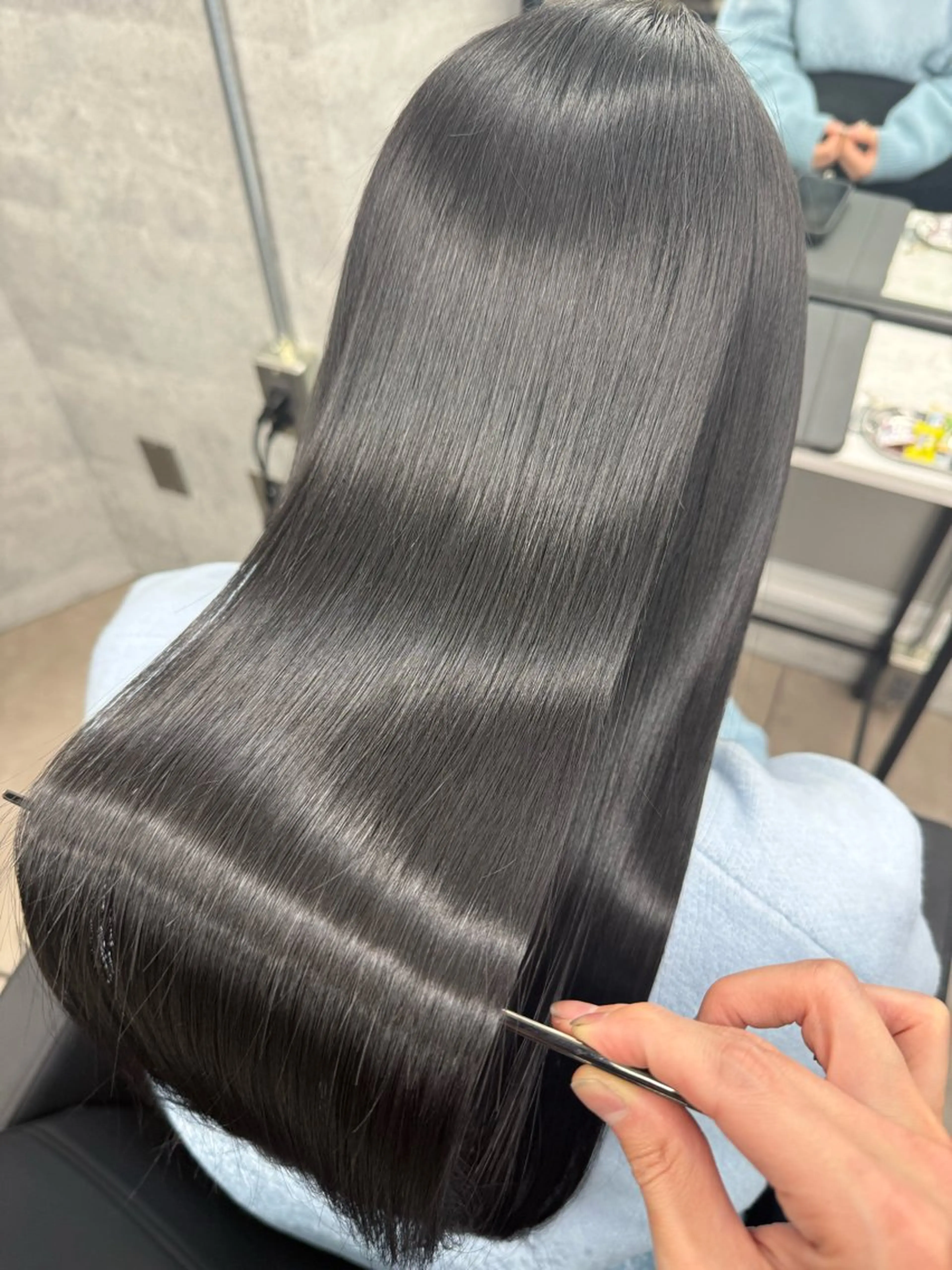 ロング カット 縮毛矯正 トリートメント 髪質改善・縮毛矯正 Taijuのヘアスタイル