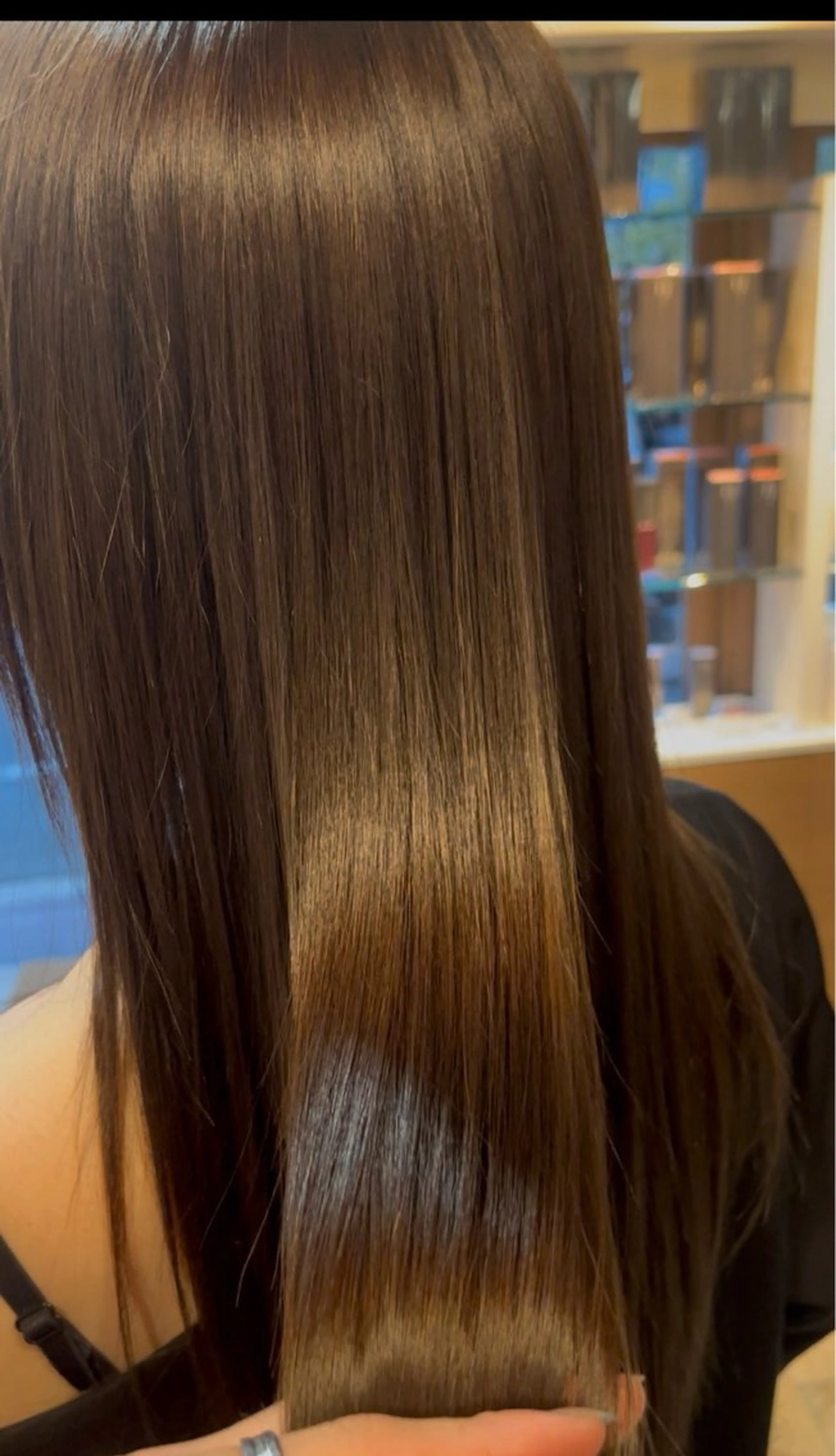 セミロング カット 縮毛矯正 トリートメント 渋谷👑艶髪縮毛矯正 曲がる矯正✨ヒガシのヘアスタイル