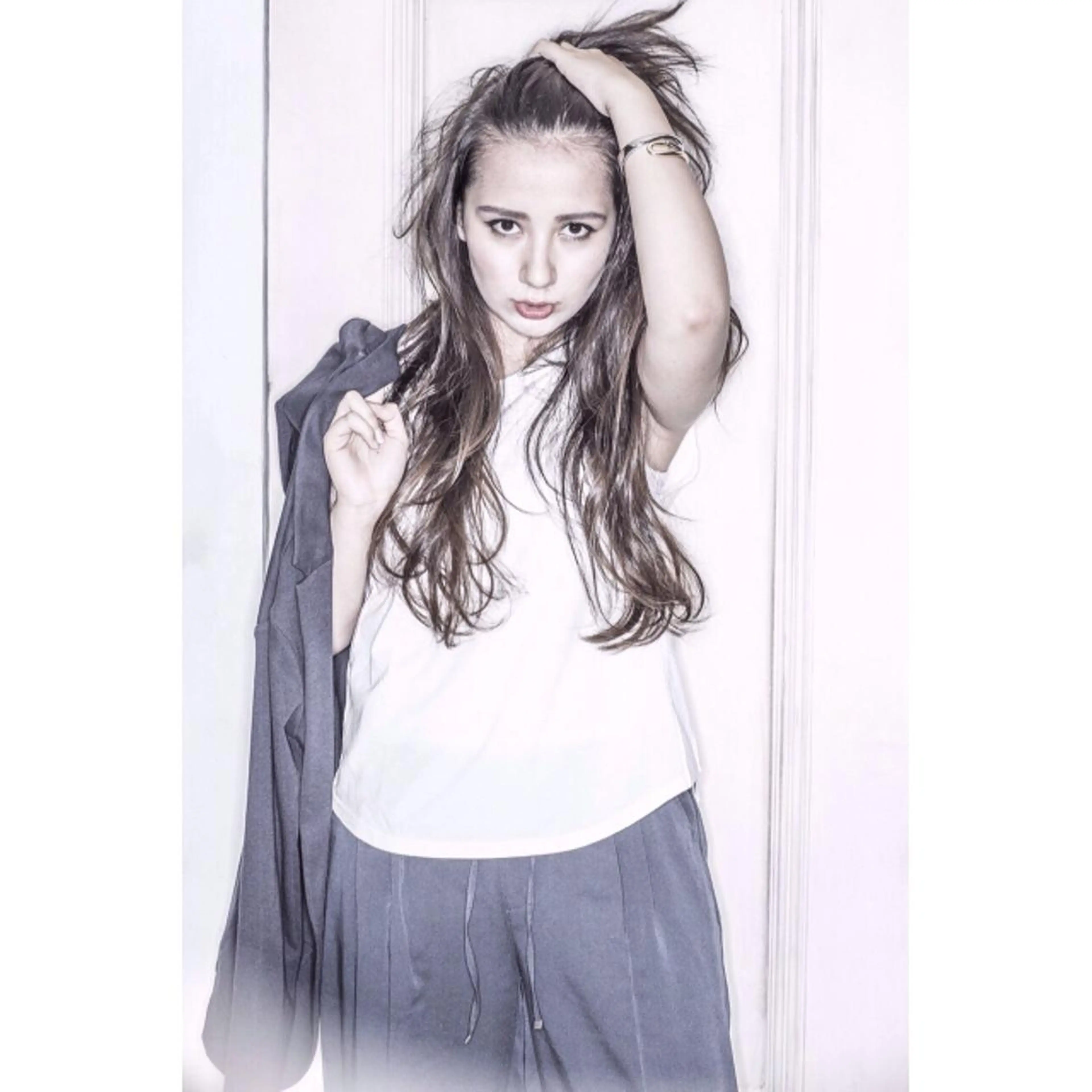 ロング 千葉 絵里花のヘアスタイル