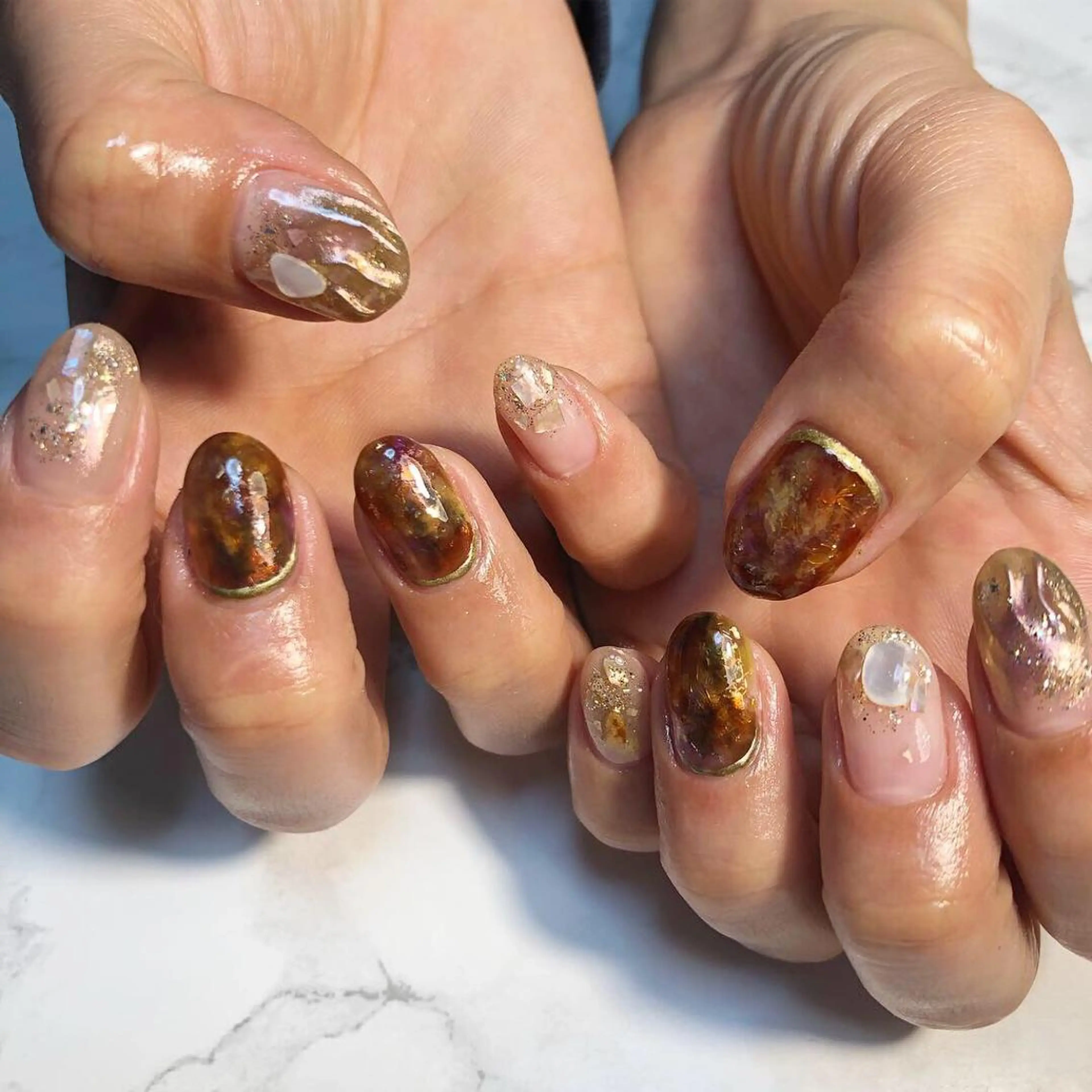 ネイル ニュアンスネイル ハンドネイル Nail salon Museのネイルデザイン