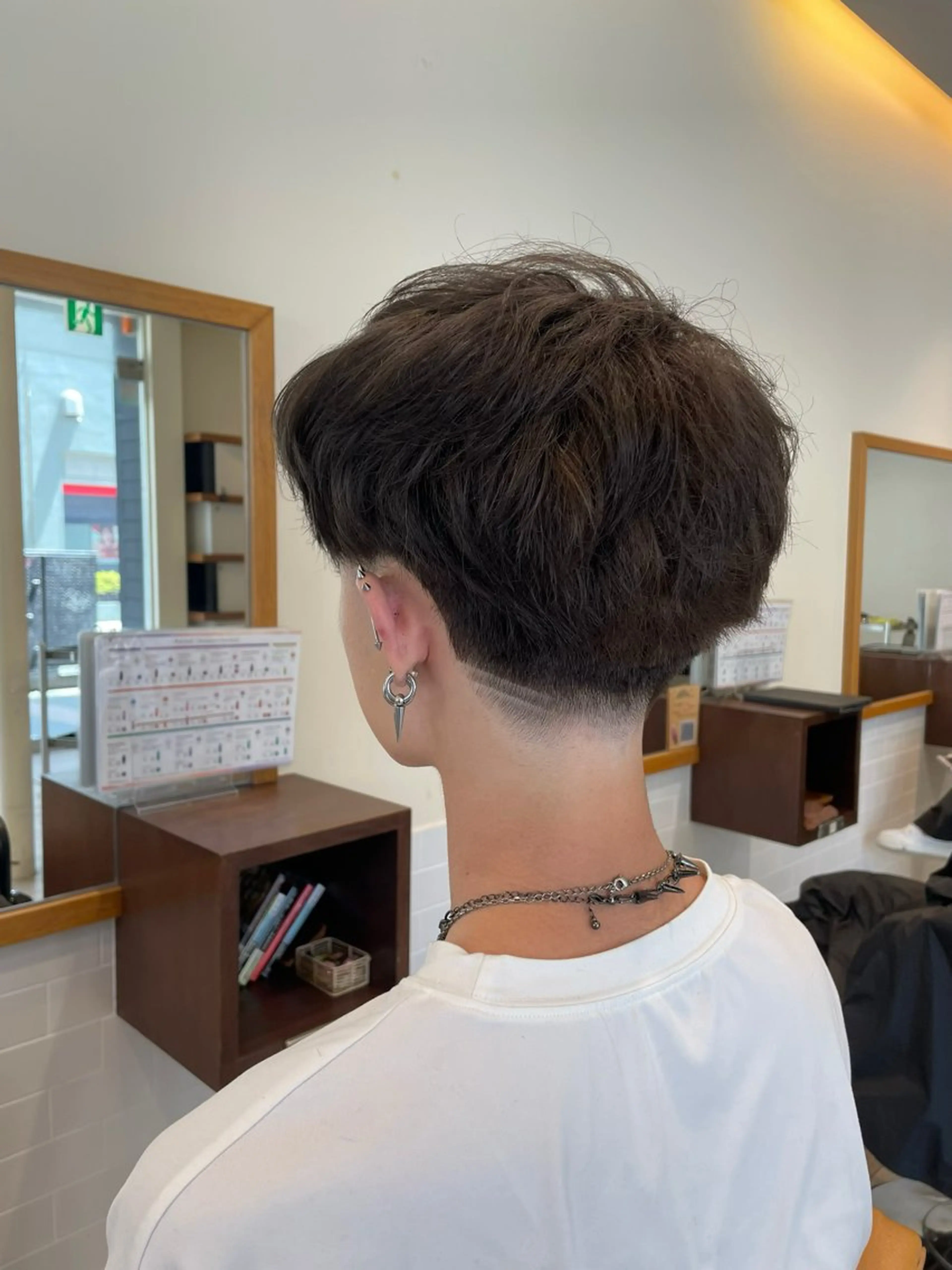 ショート メンズ フェードカット カット パーマ/フェード🔥 佐々木波人のヘアスタイル