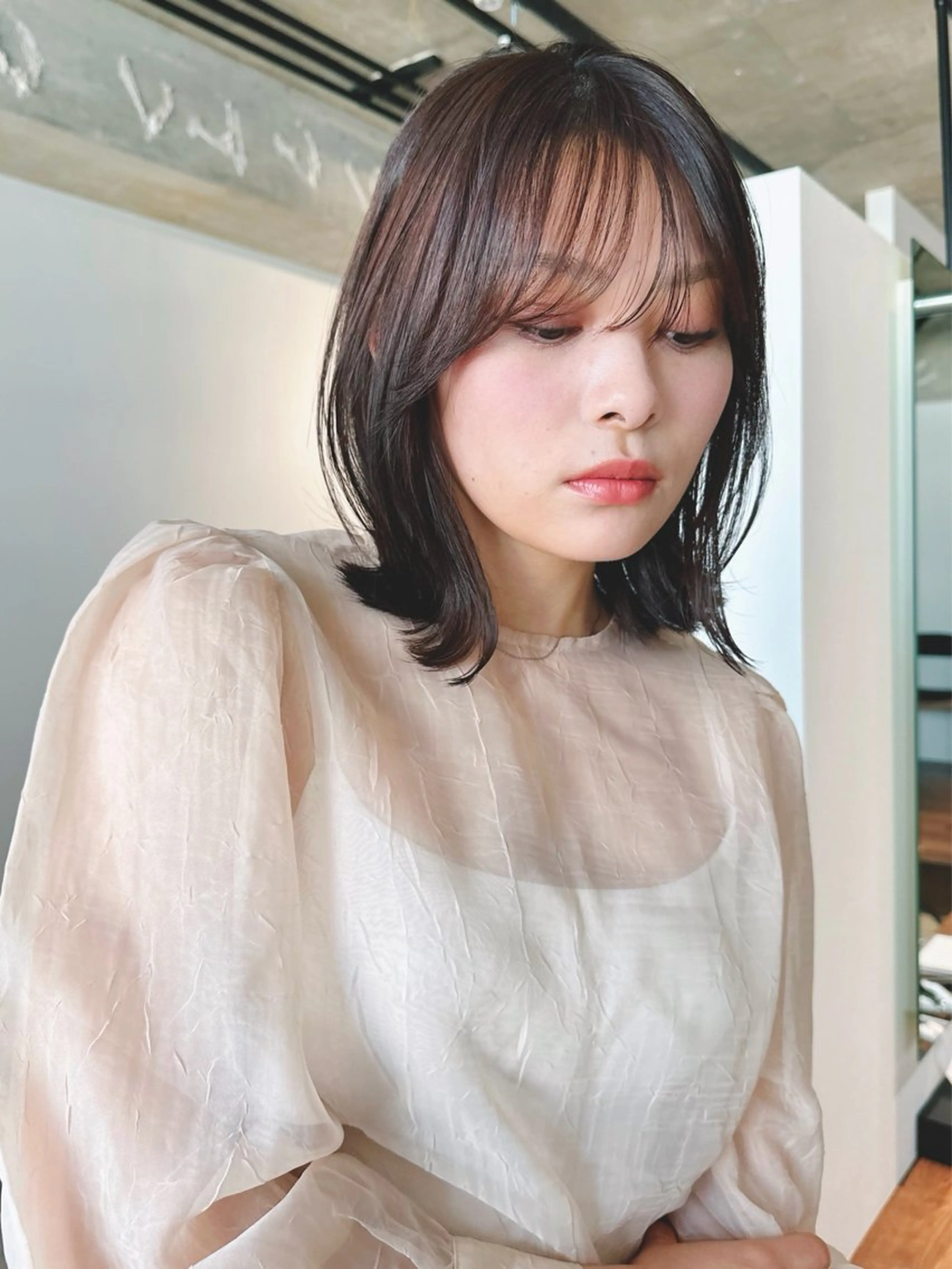 ショート カラー パーマ kazuki【顔周り ×レイヤーカット】のヘアスタイル