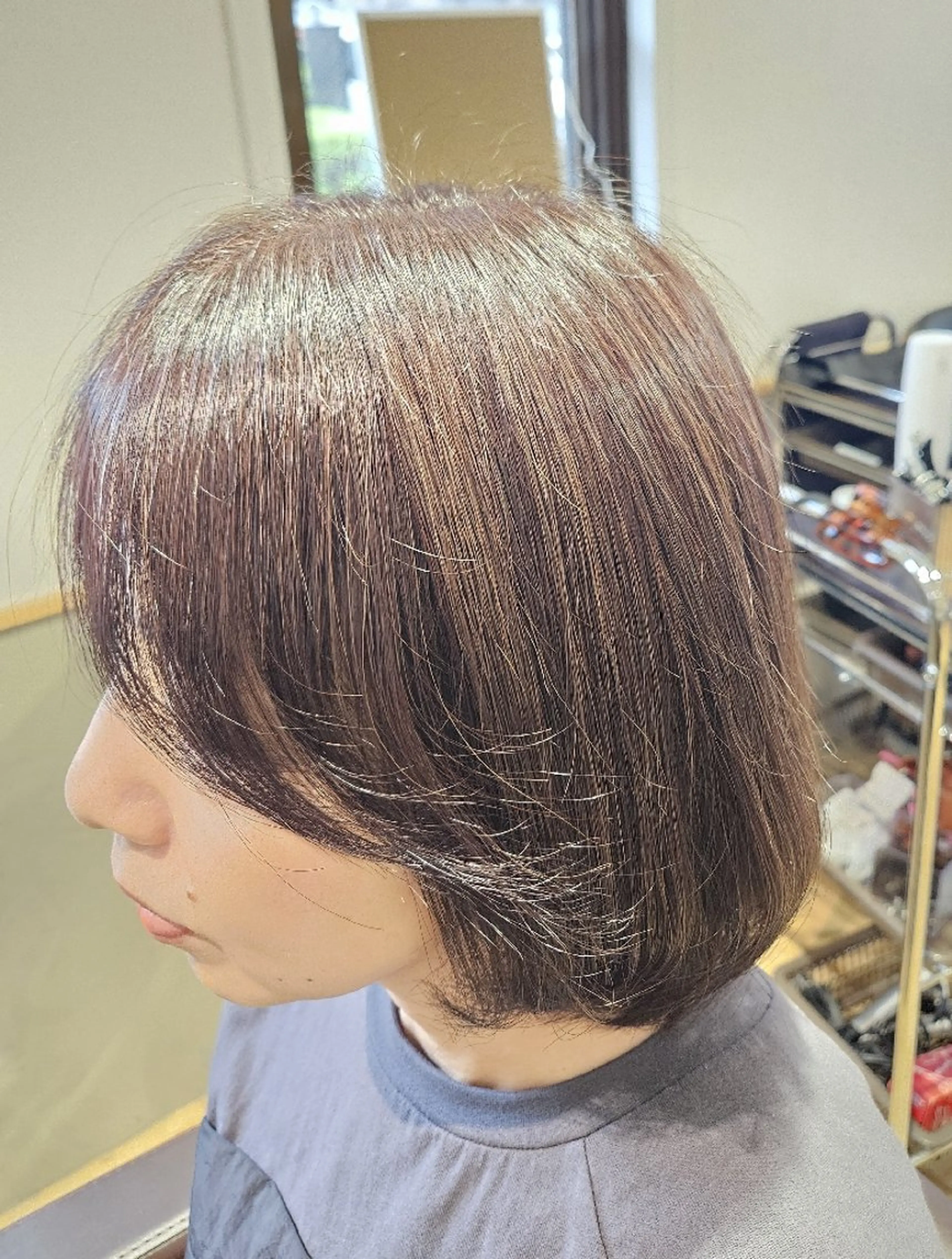 カラー ミディアム ✨Yuka ✂️ハイライト💕のヘアスタイル