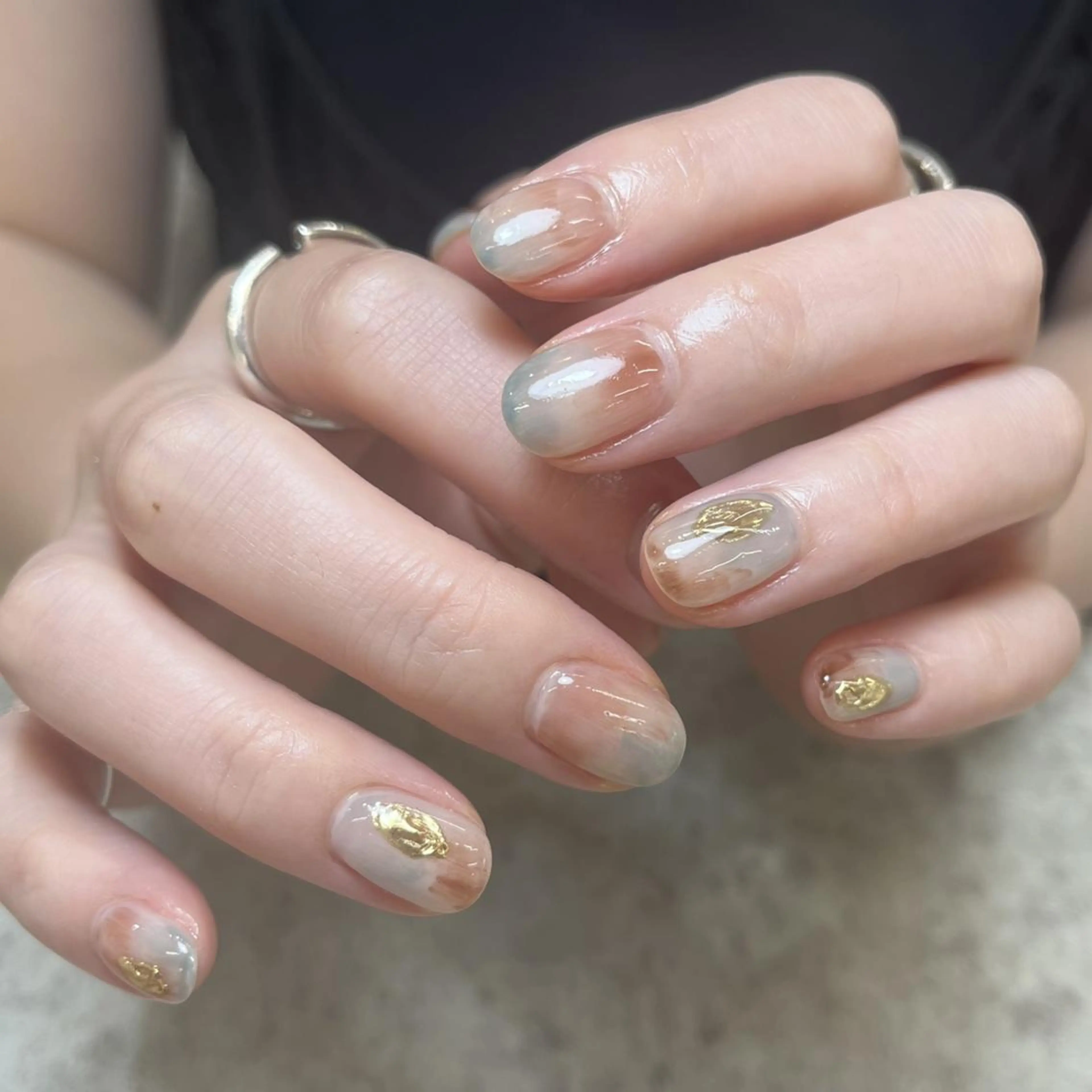 ネイル ハンドネイル kyoko✨個性派 /ニュアンスのネイルデザイン