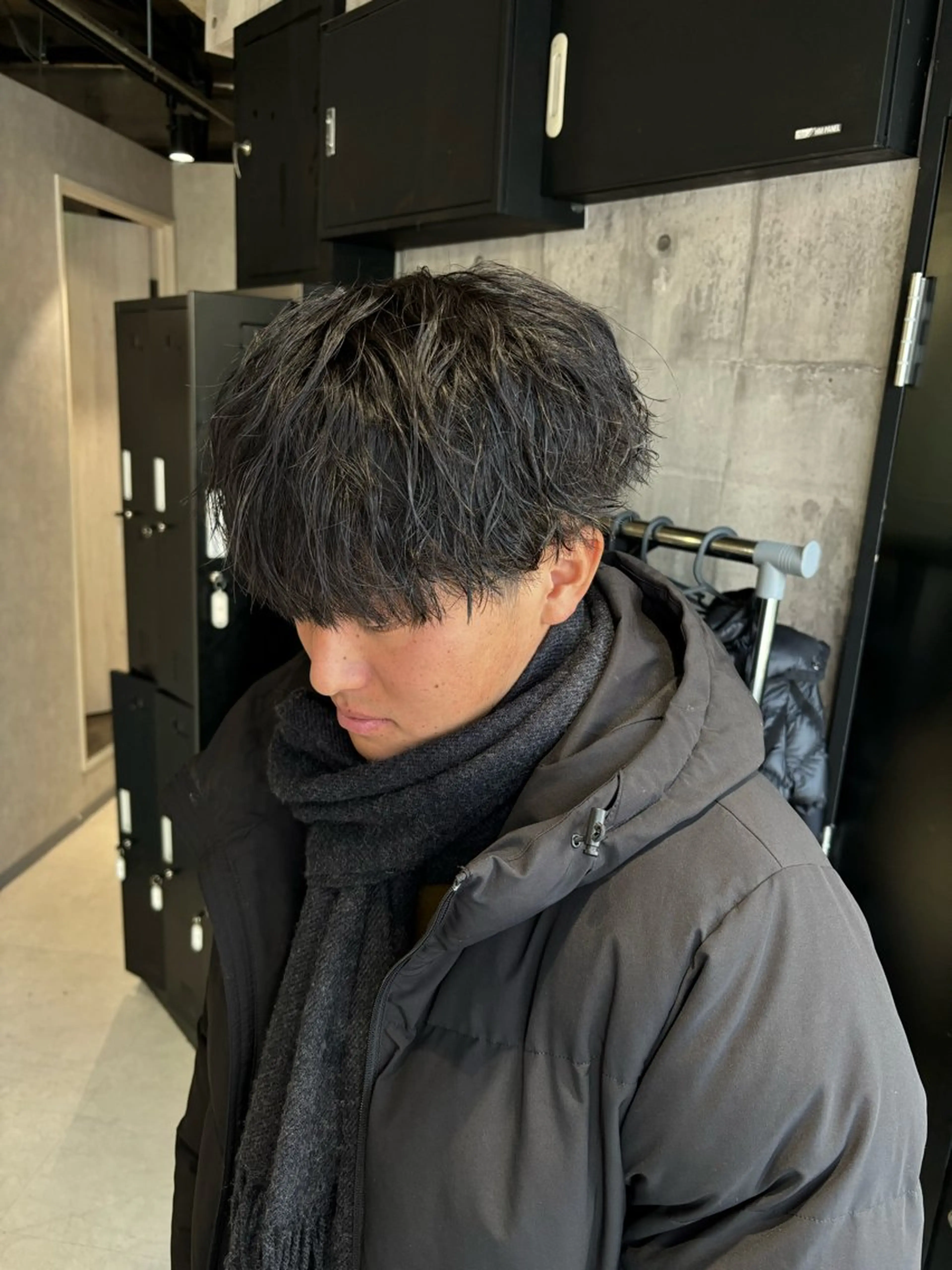 パーマ メンズ メンズパーマ ツイストスパイラルパーマ 波巻きパーマ スパイラルパーマ _WHITE / KENTOのヘアスタイル