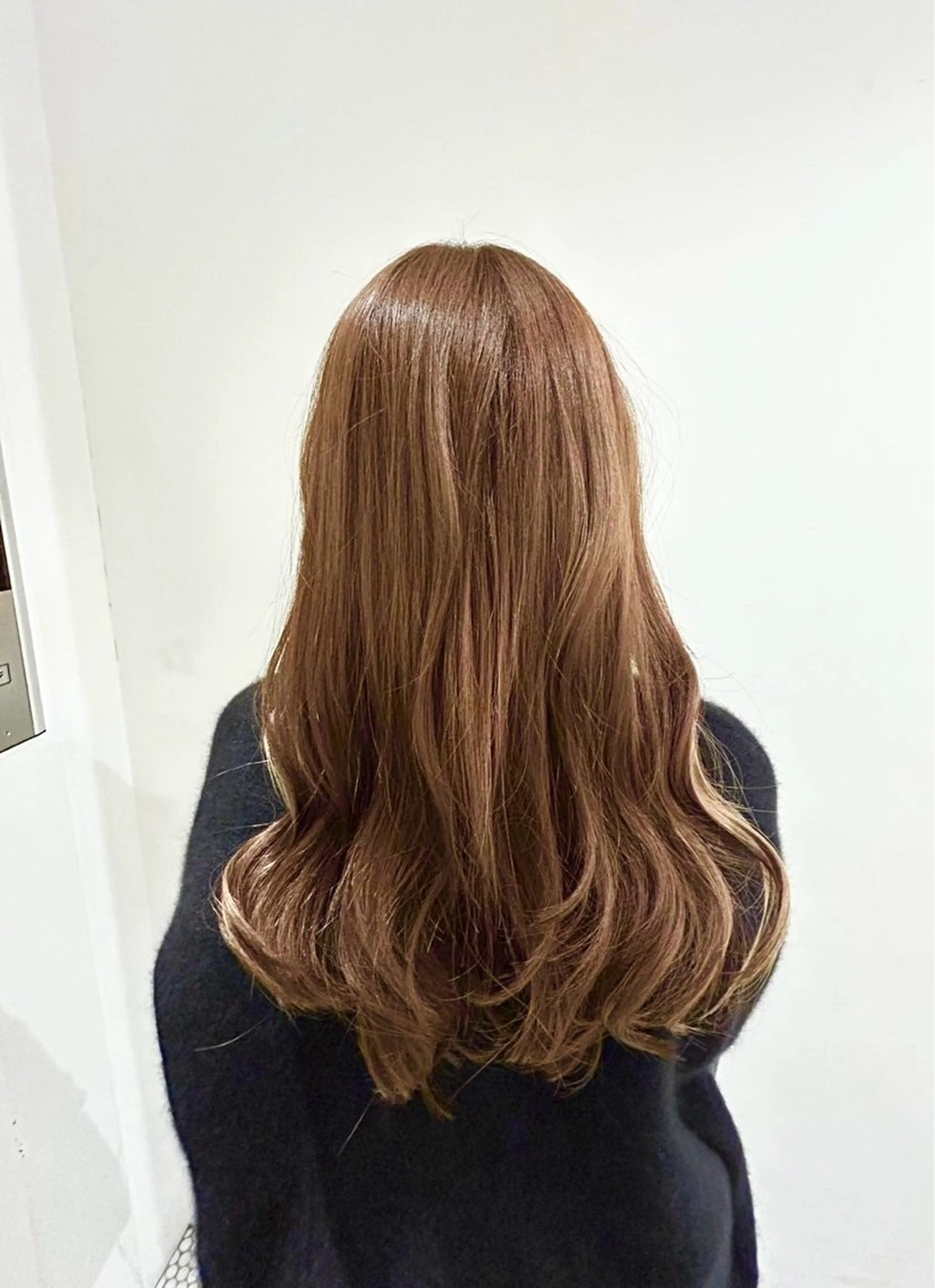 ロング 艶髪 藤原まいこのヘアスタイル