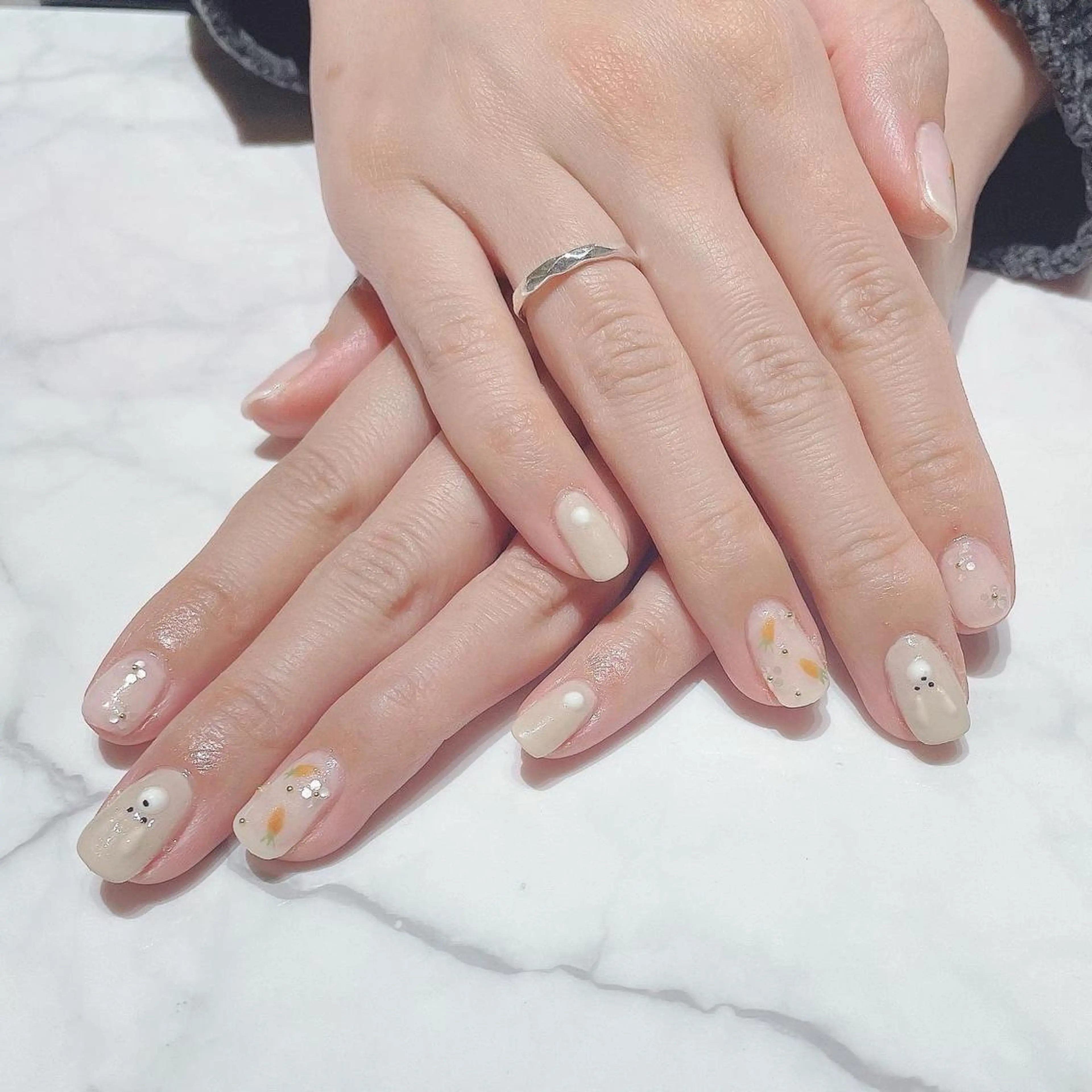 ネイル 持ち込み ネイルサロン Belleのネイルデザイン