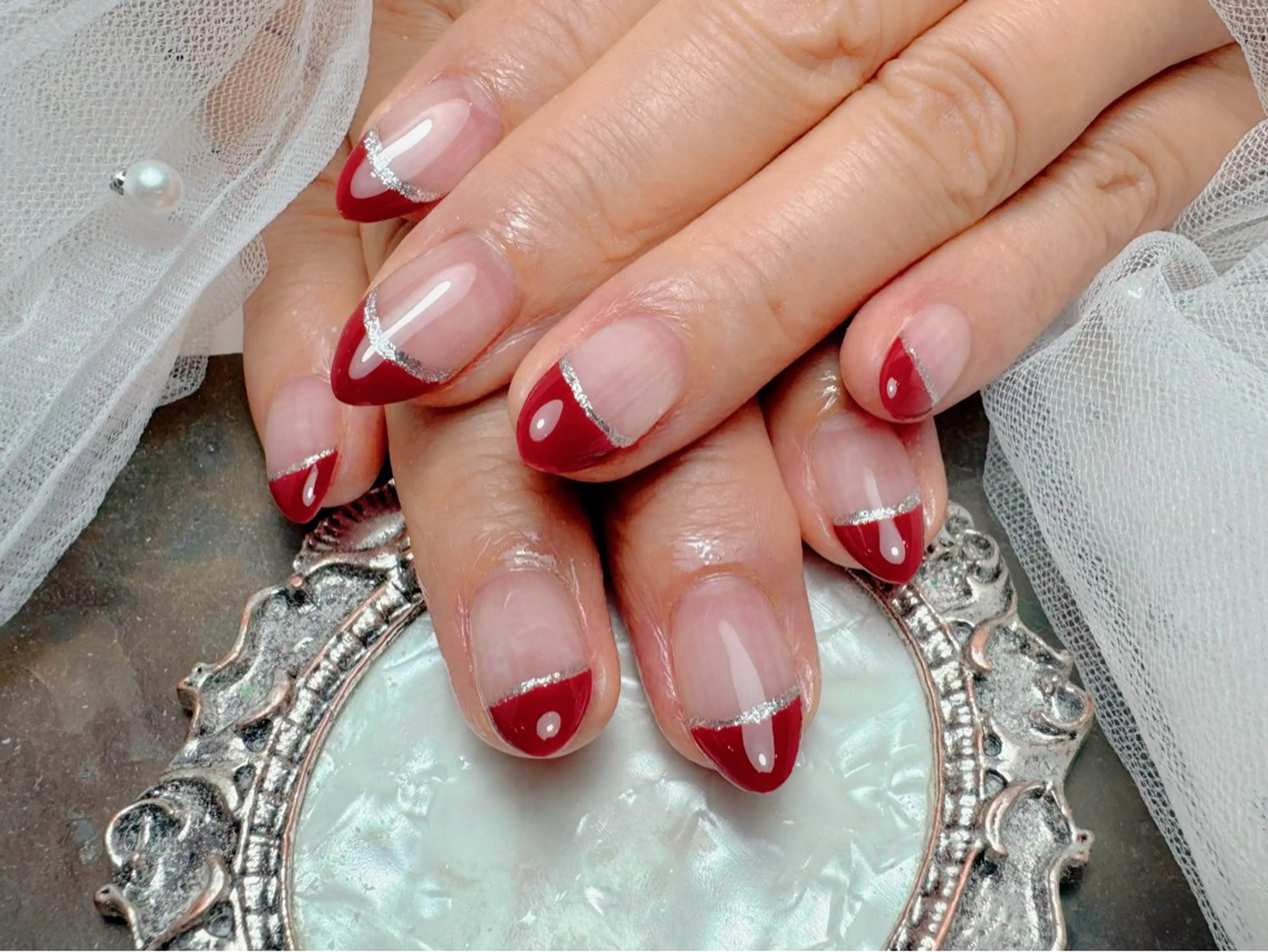 ネイル マジック ミラーのネイルデザイン