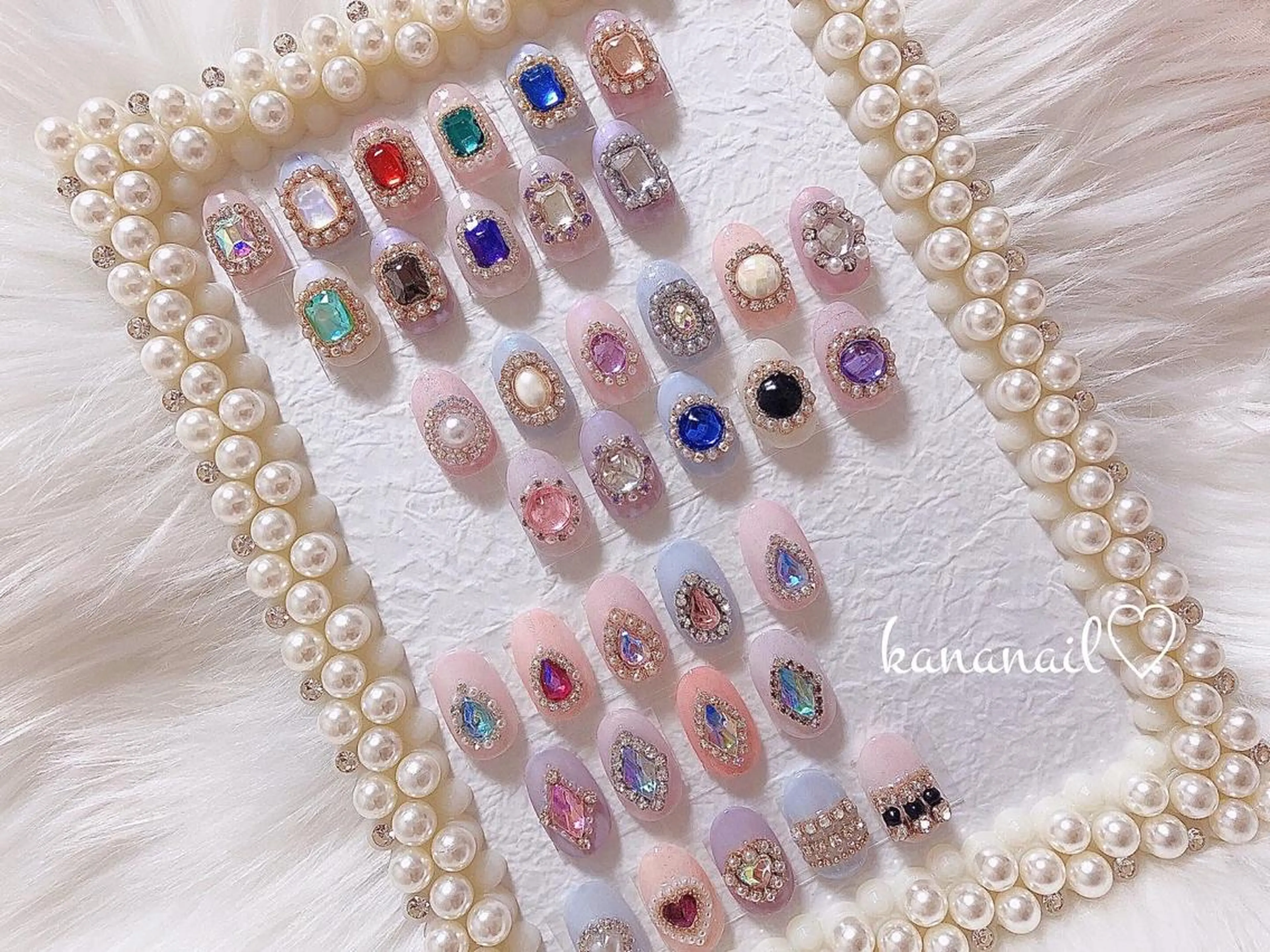 ネイル キラキラネイル kananail ♡のネイルデザイン