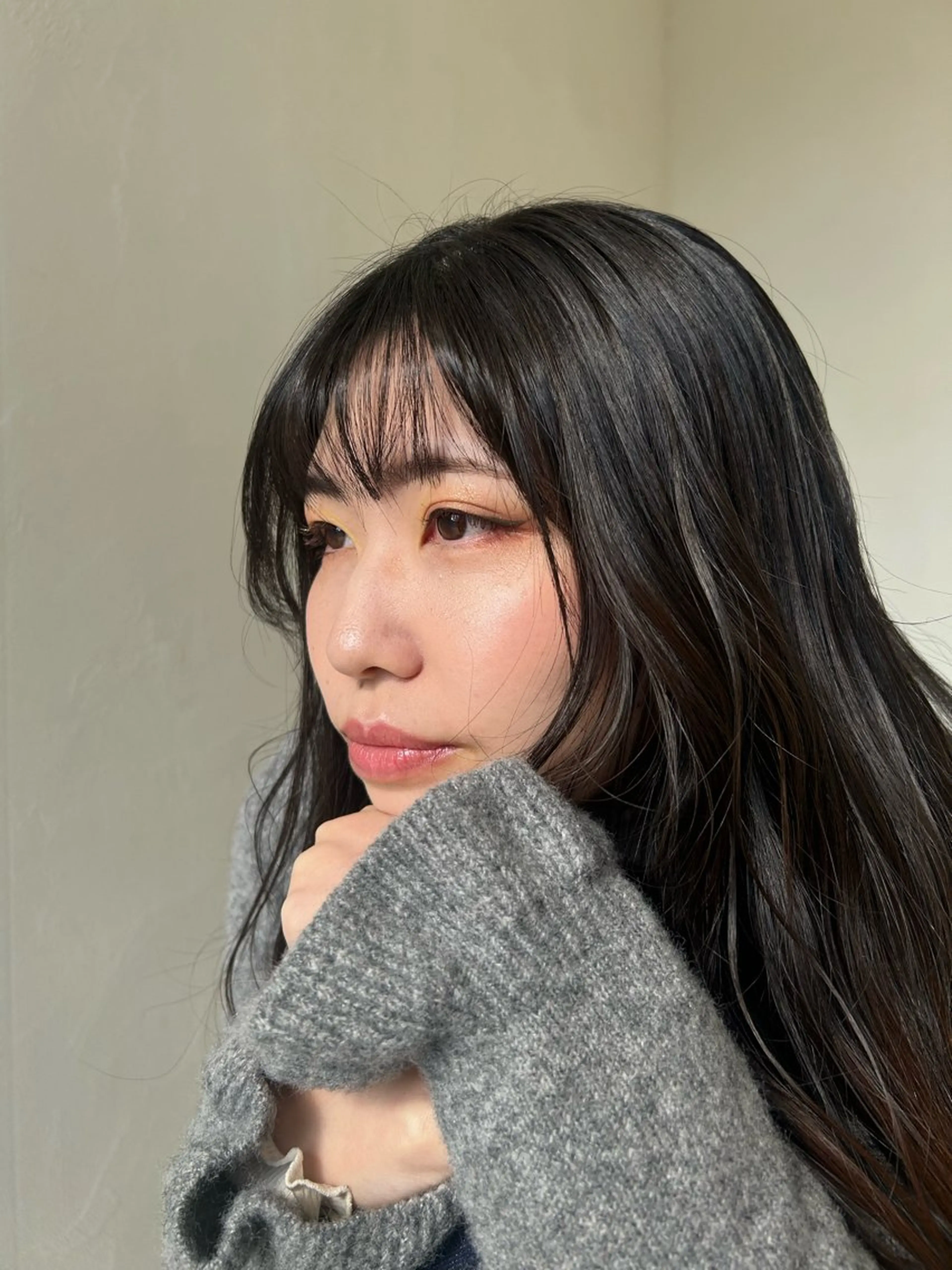 ロング 一宮　　透明感カラー 髪質改善　ヘッドスパのヘアスタイル