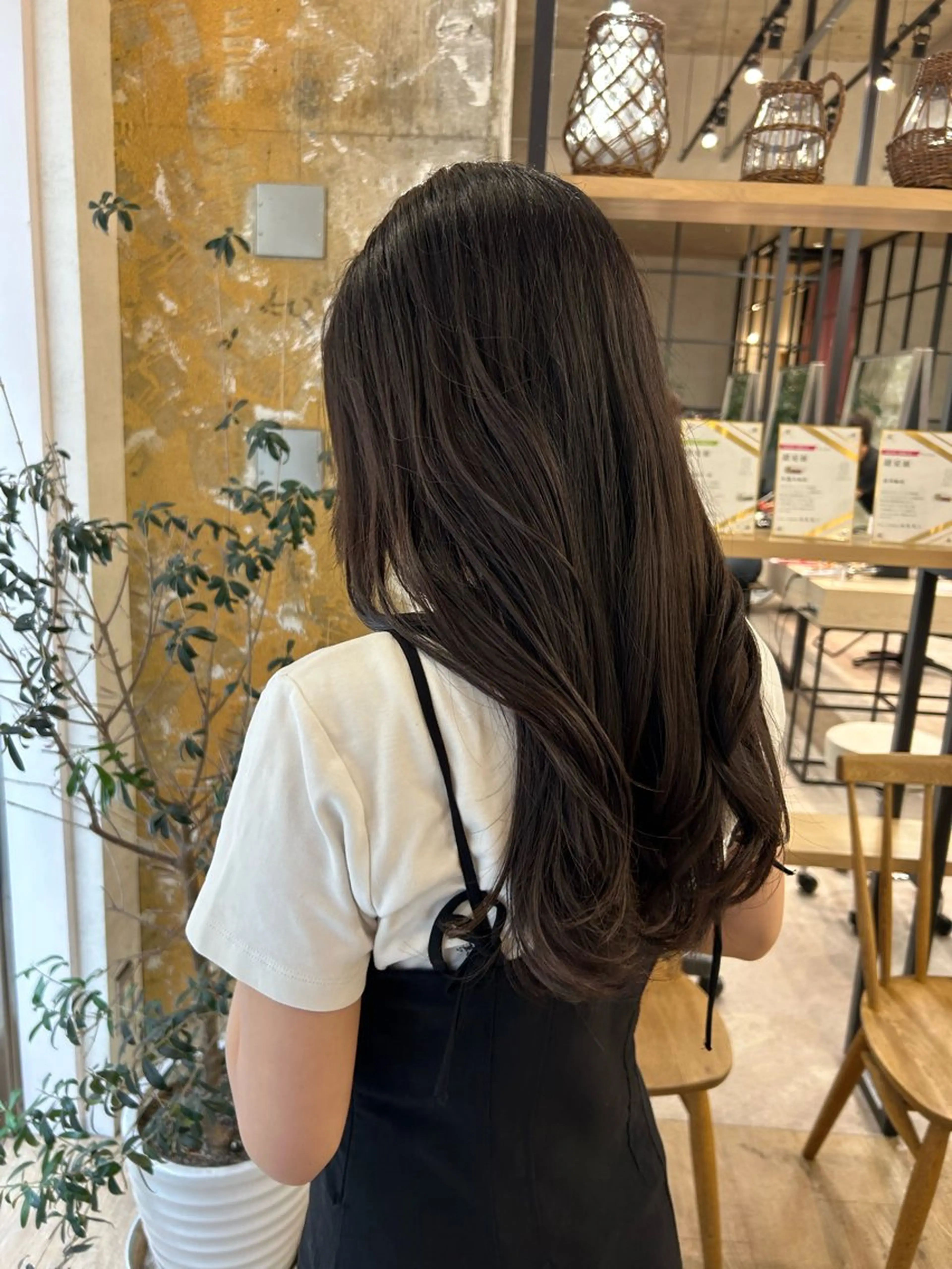 ロング カット ヘアカラー トリートメント 艶カラー🌟 kanonのヘアスタイル