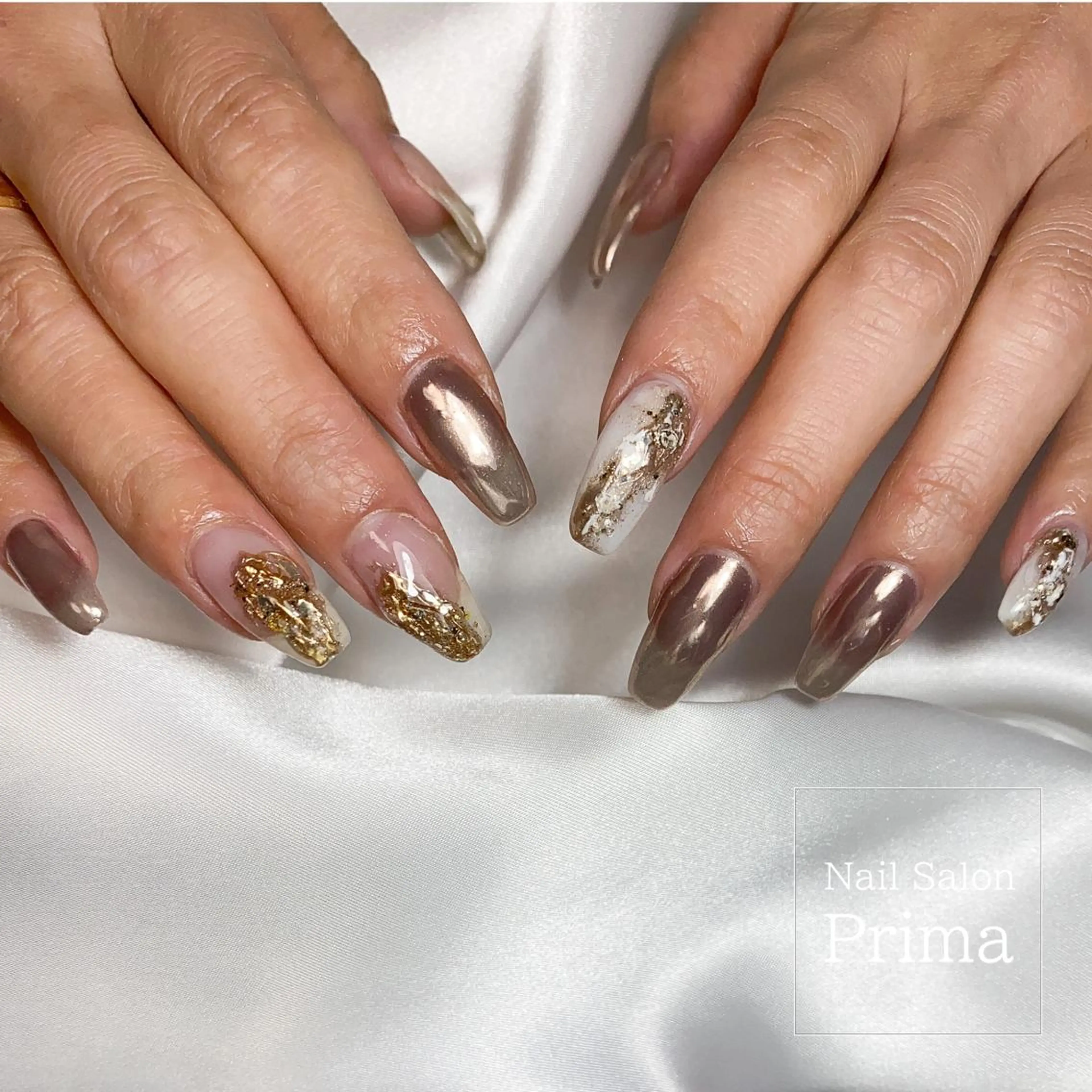 セミロング ネイル SalonPrima Nail & Eyeのネイルデザイン