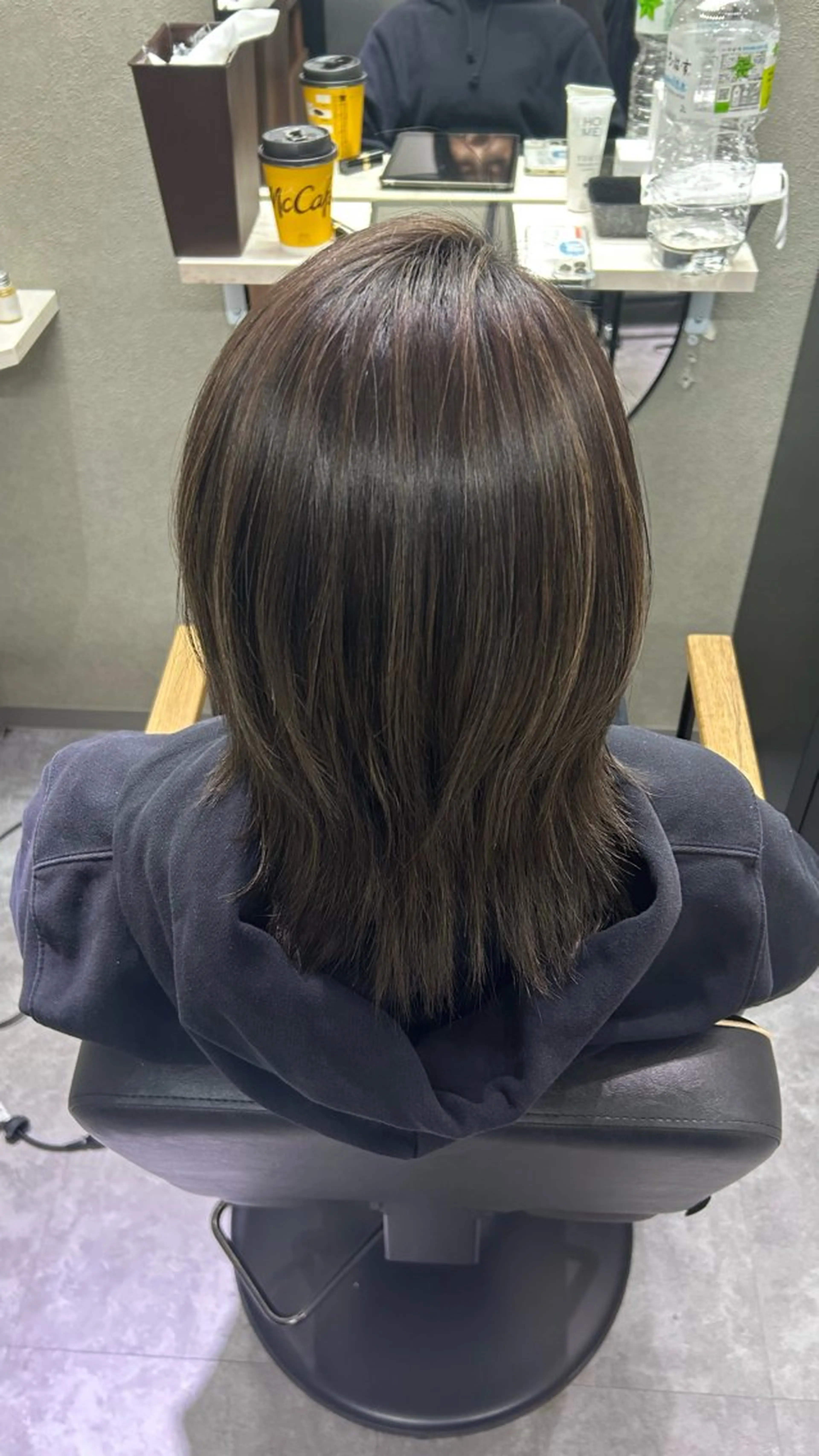 ミディアム 艶カラー/髪質改善 /HANAのヘアスタイル