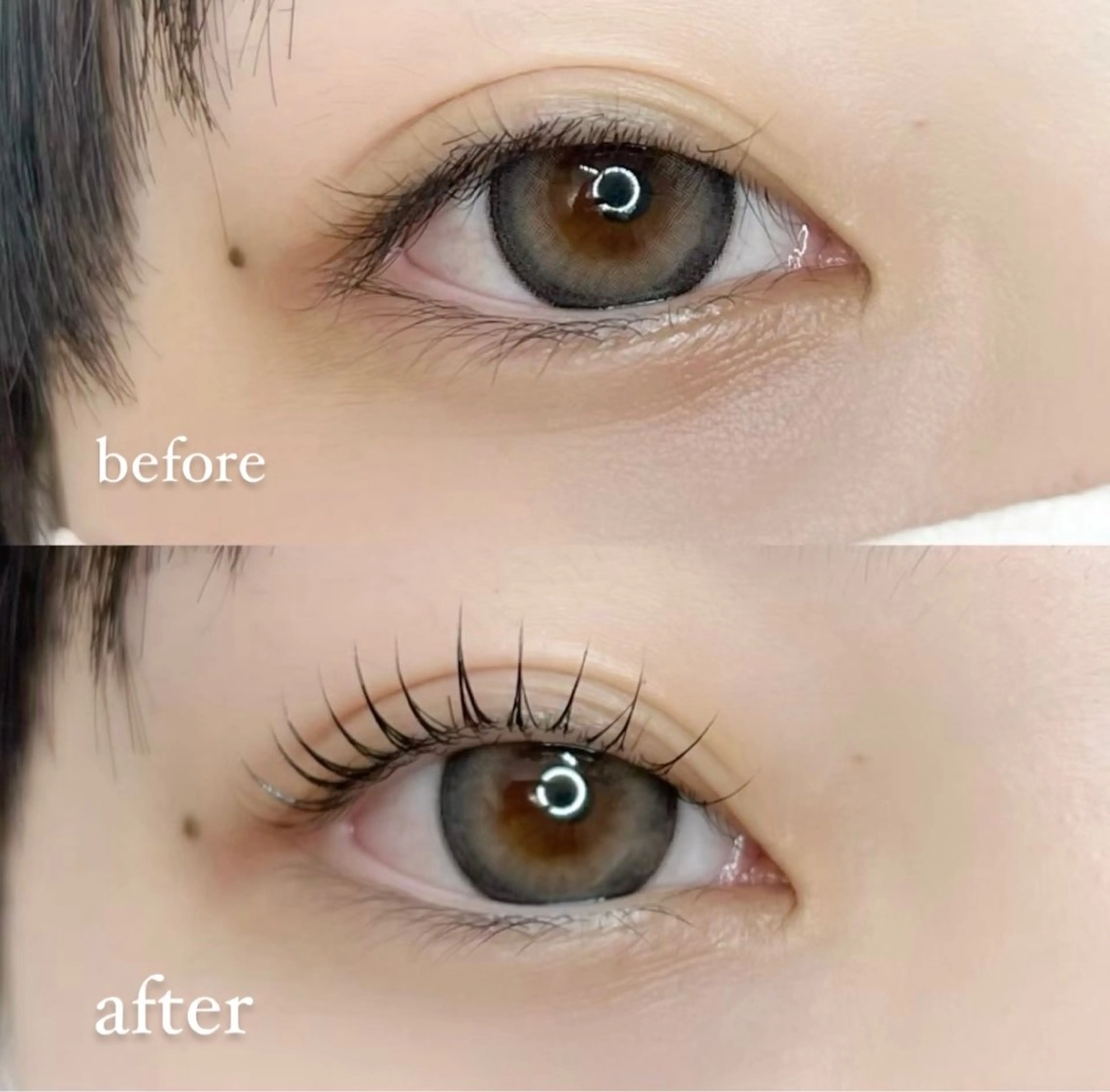 マツエク・マツパ 束感まつ毛 韓国風マツエク パリジェンヌラッシュリフト まつげパーマ 一重×まつ毛パーマ 🌙eyelash kirari🌙のマツエク・マツパデザイン