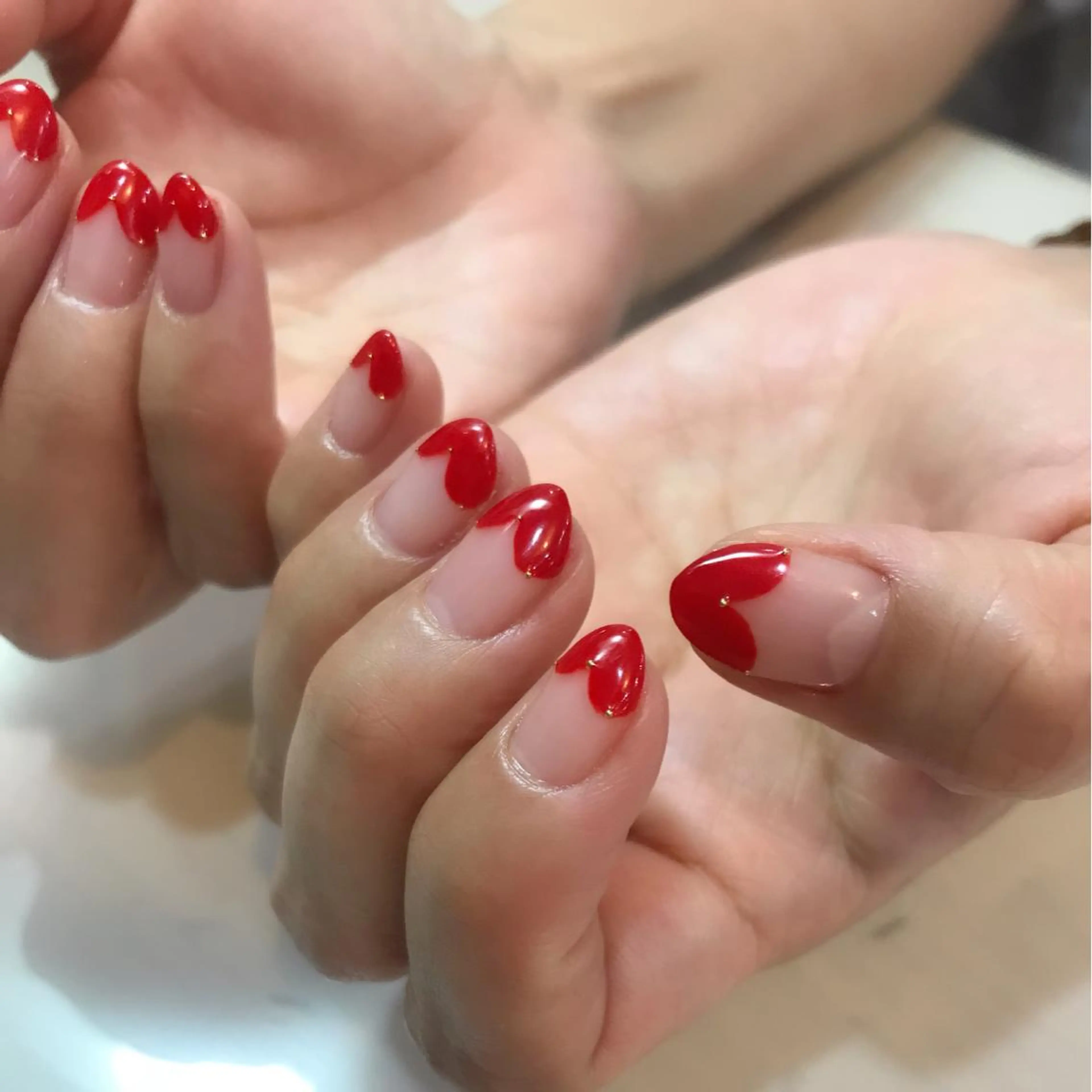 ネイル アートネイル ハート hashimoto naoのマツエク・マツパデザイン