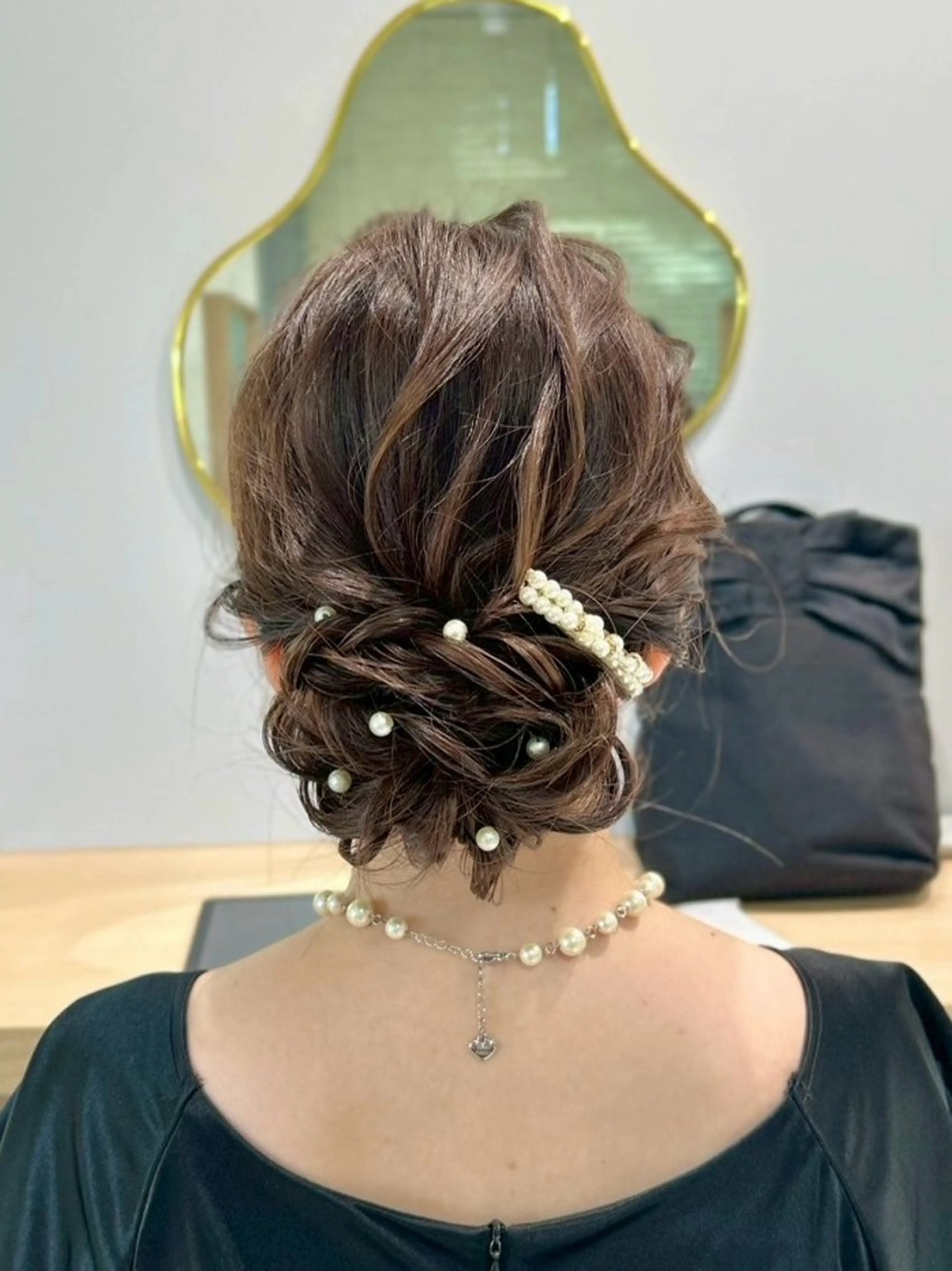 セミロング ヘアアレンジ🎀/透 明感カラー🤍/夏凜のヘアスタイル