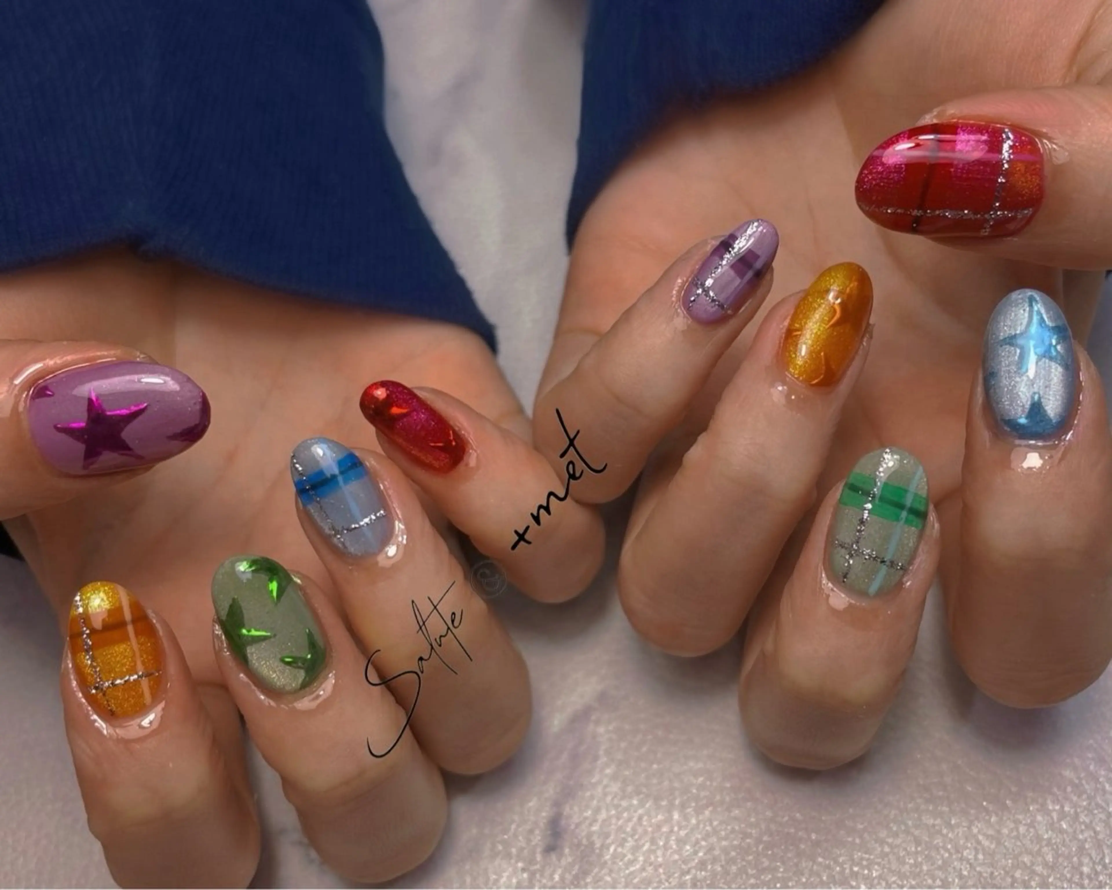 ネイル アートネイル ジェルネイル ハンドネイル 堀内 美里のネイルデザイン