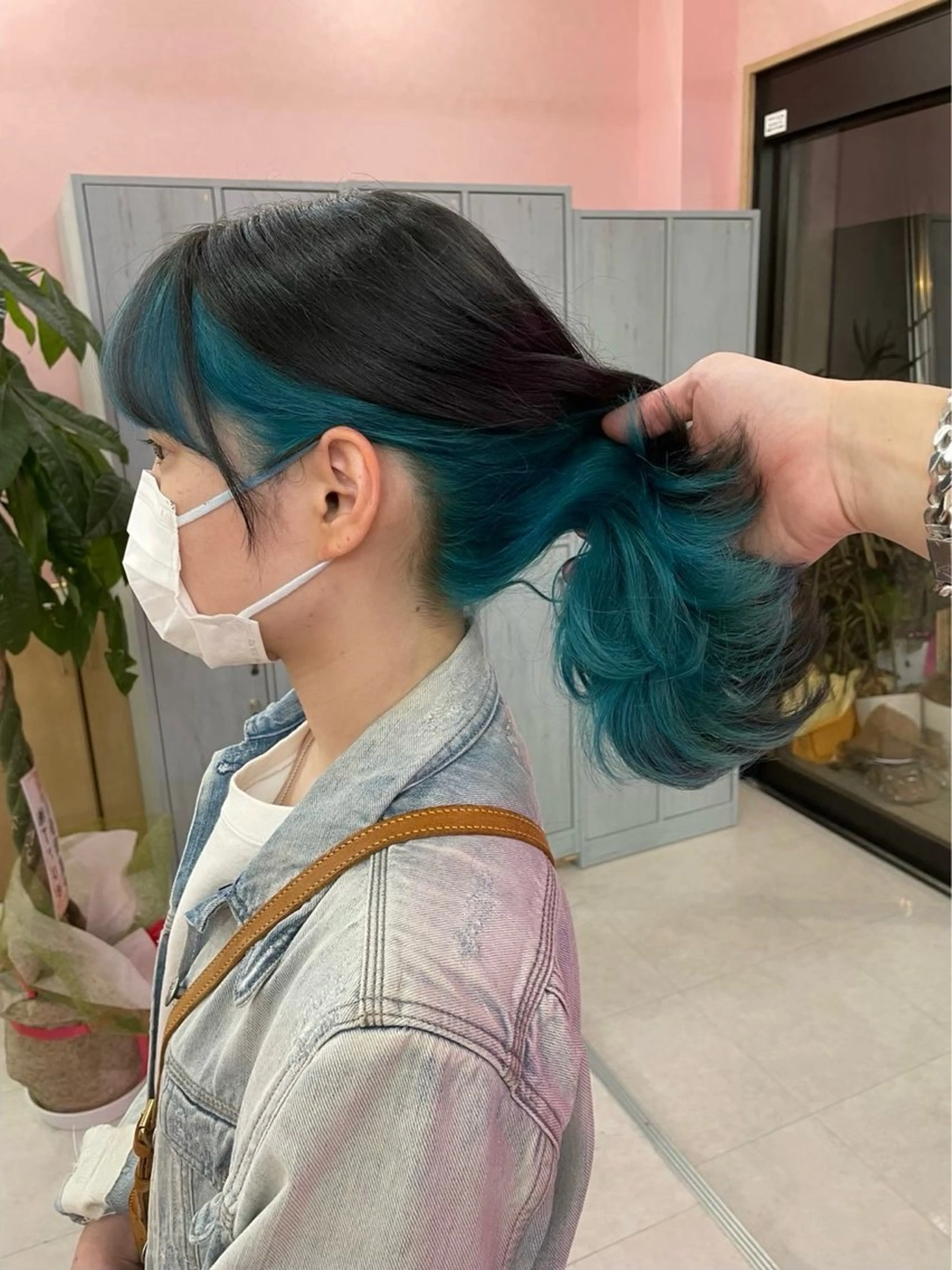 セミロング カラー ブリーチ指名 No.1🦋KOKIのヘアスタイル