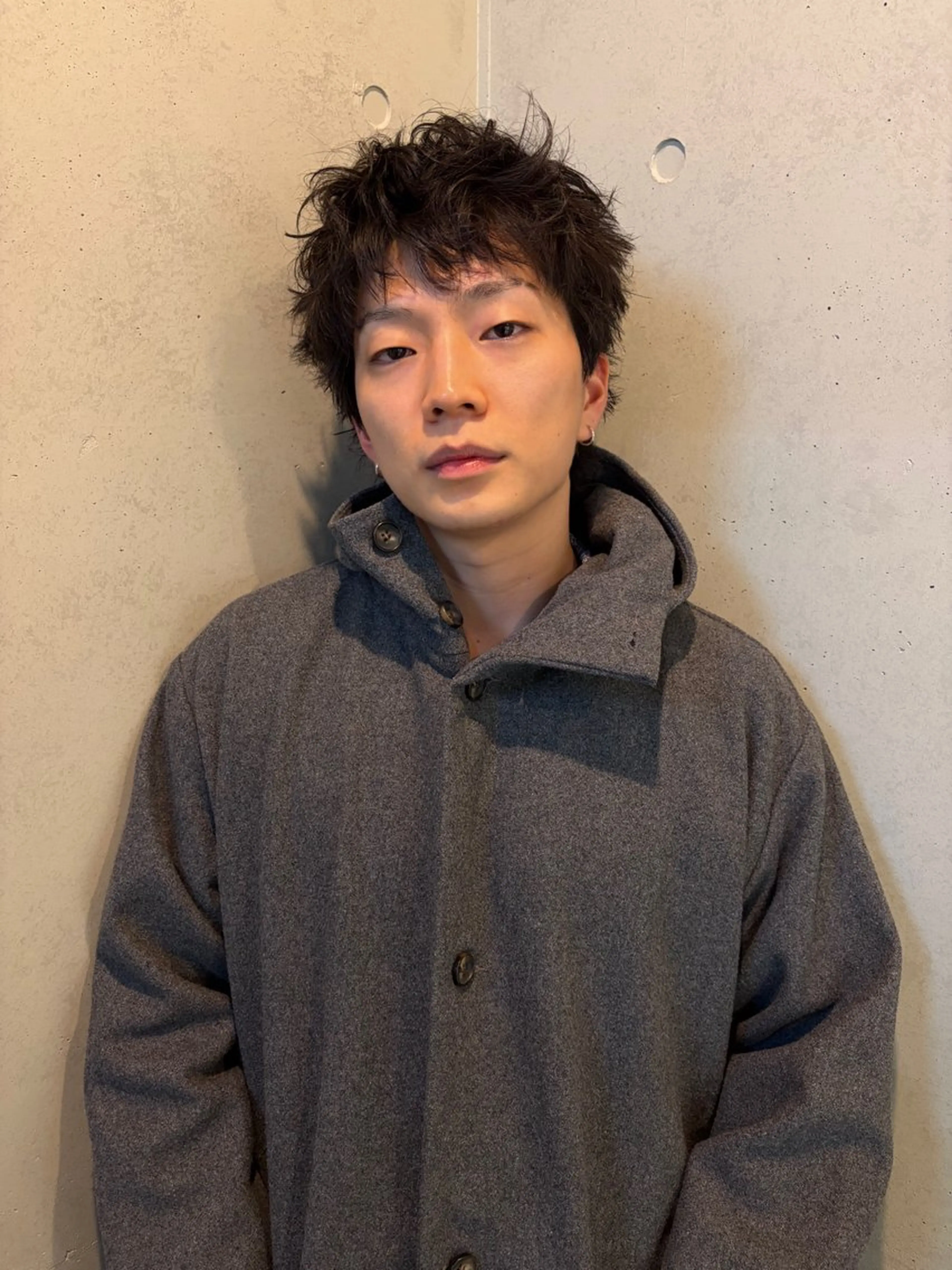 ショート メンズ ショートヘア カット メンズ/特殊ヘア パーマ🕷️小夏貴也のヘアスタイル