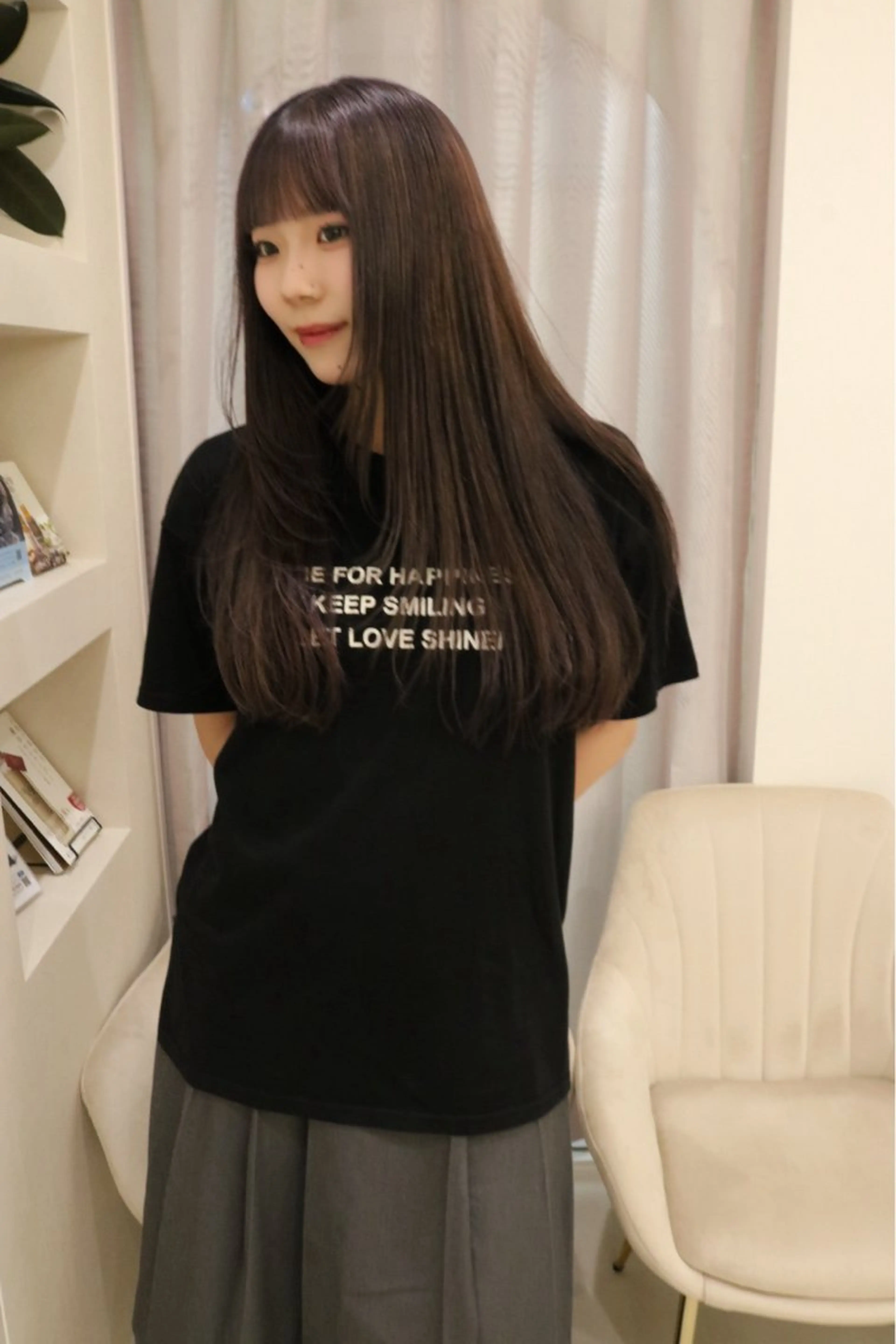 ロング カラー 松村 澪里のヘアスタイル