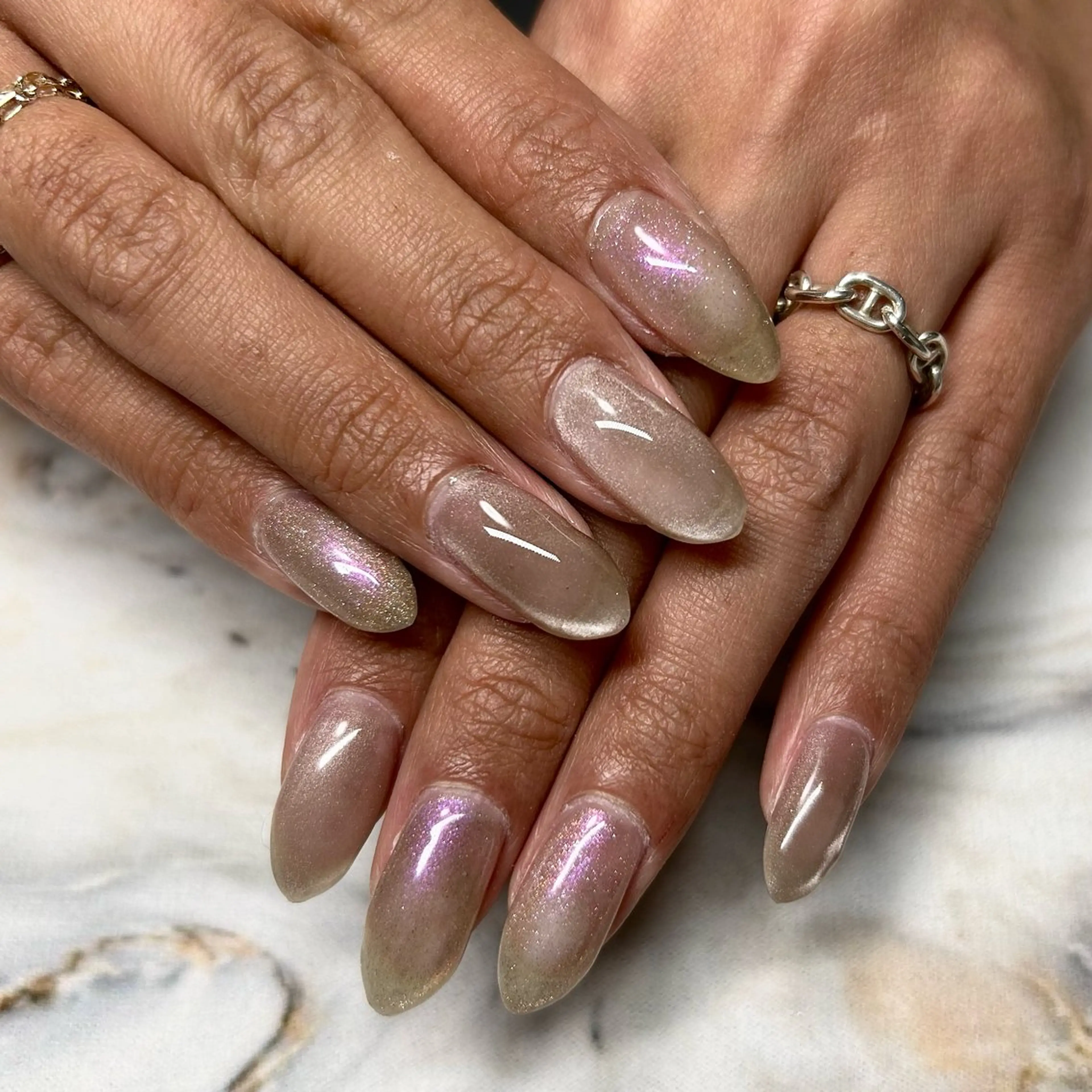 ネイル ジェルネイル マグネットネイル ニュアンスネイル シンプルネイル ハンドネイル Nail Stellaのネイルデザイン