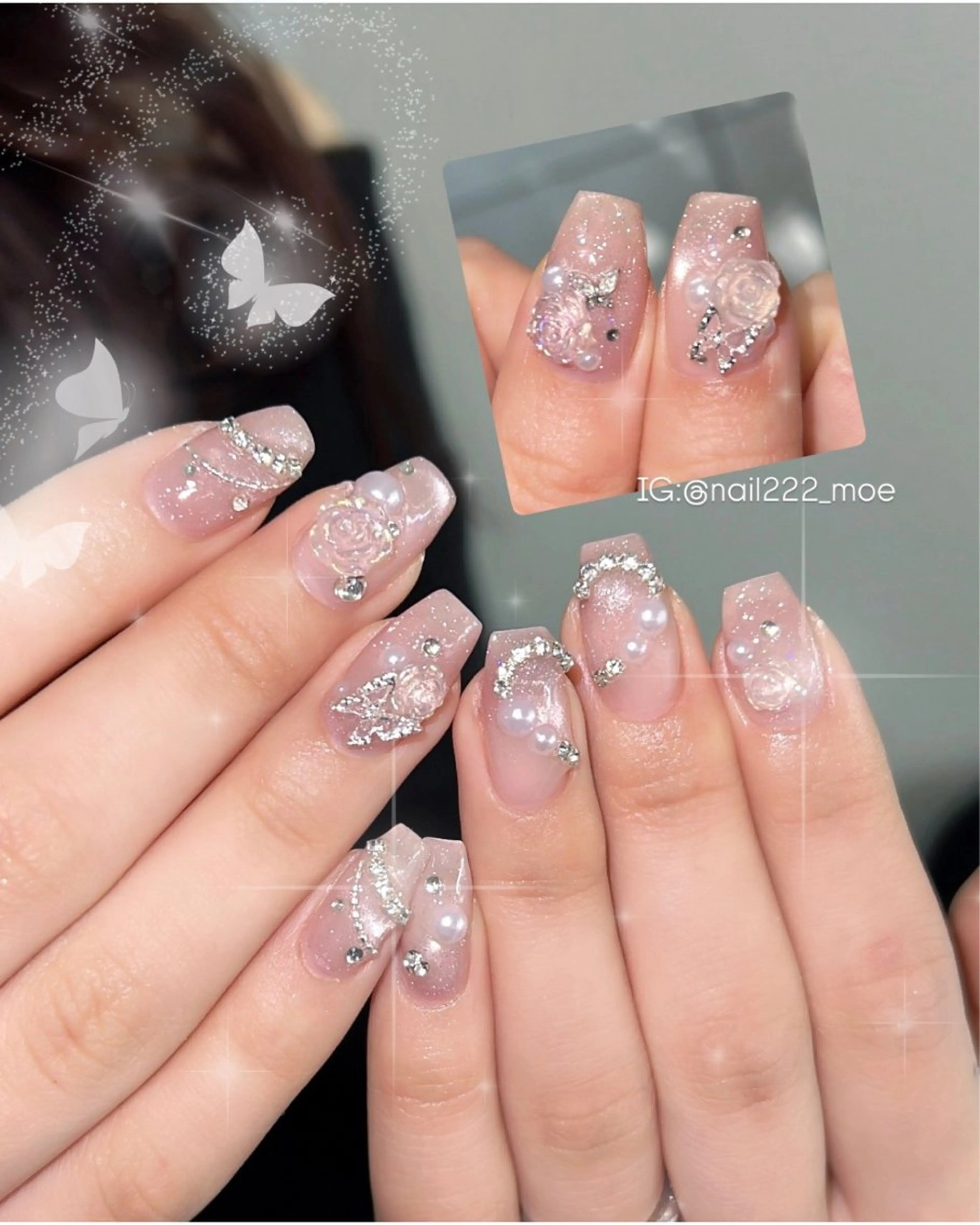 ネイル ハンドネイル ⟡.*222⋰˚☆ MöEのネイルデザイン