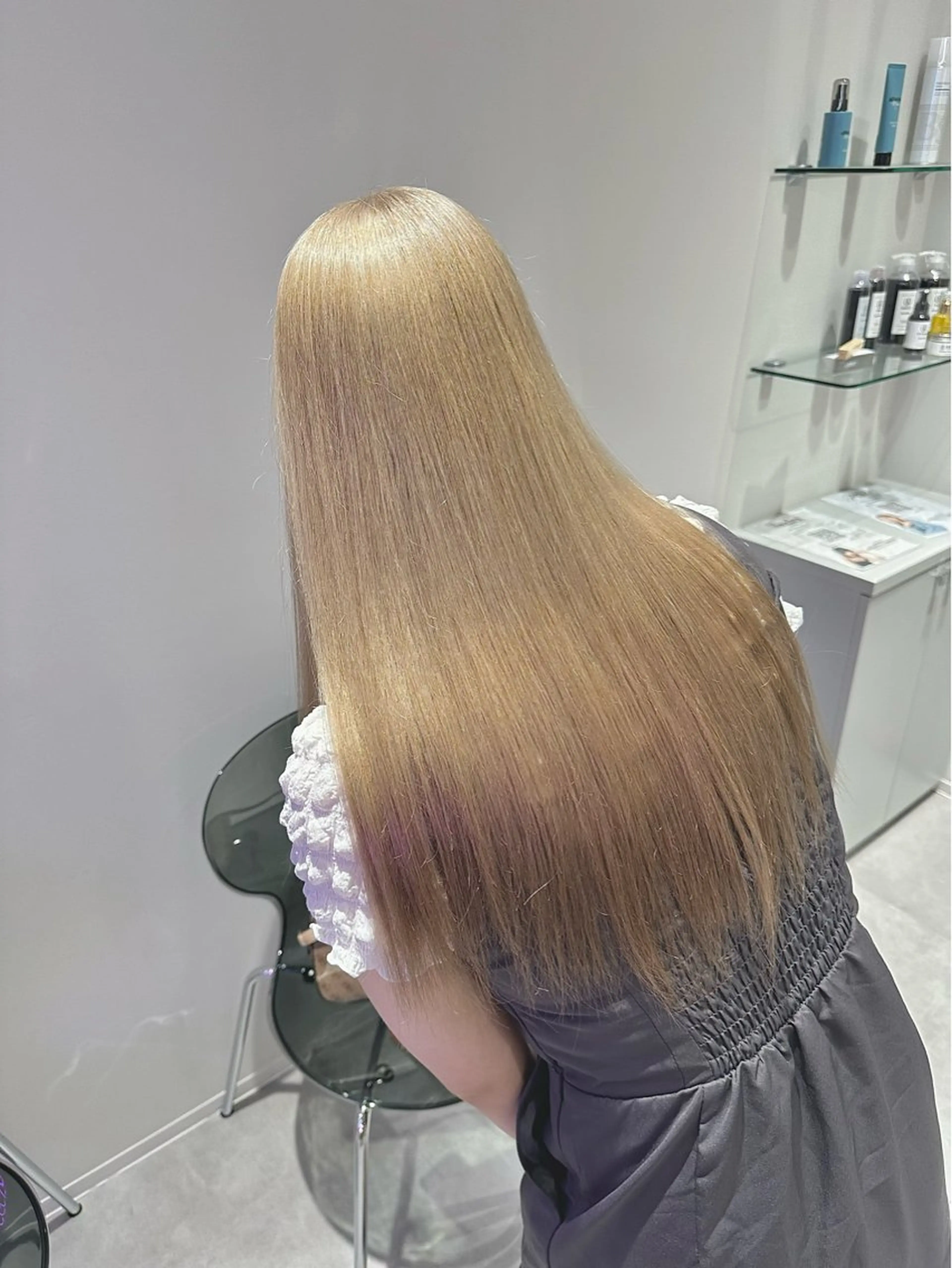 ［学割U24🌸新生活応援キャンペーン🌸］ダブルカラー(ブリーチ1回)＋トリートメント¥17900→¥9900 渋谷の写真