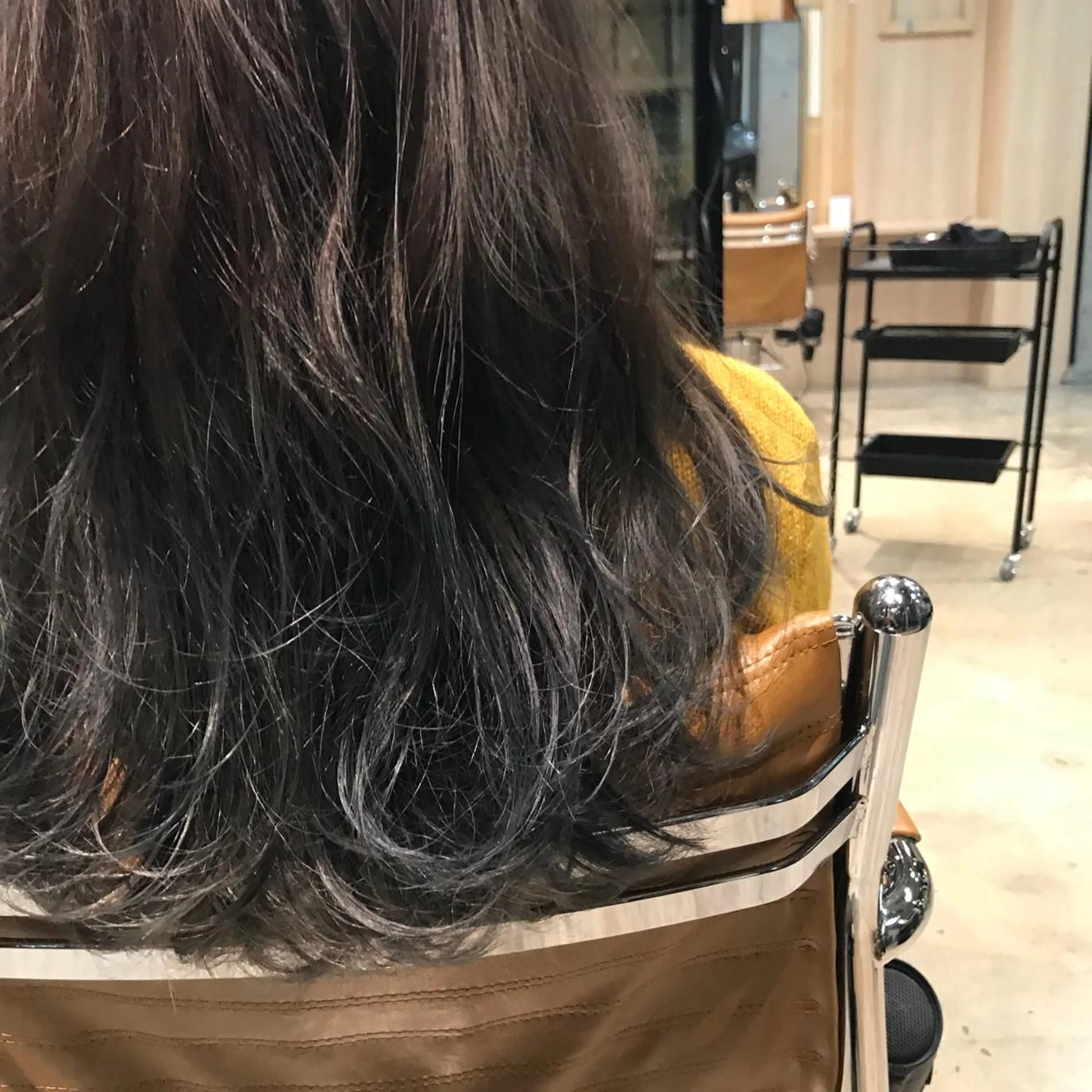 セミロング カラー アッシュ グラデーションカラー シルバー シルバーアッシュ 髪質改善🌟 TAKERUのヘアスタイル
